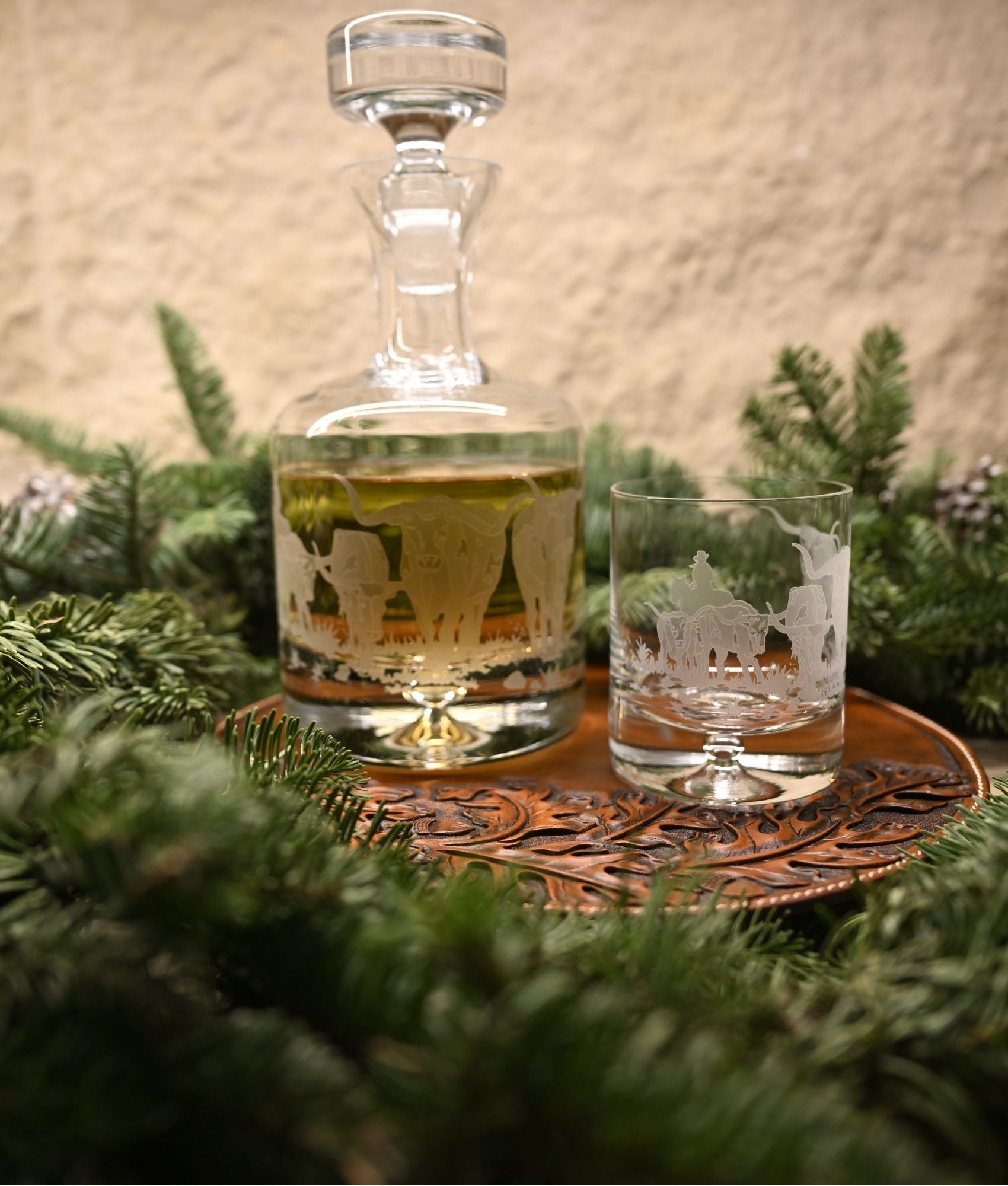 Stampede Decanter :: Crystal - Image 2