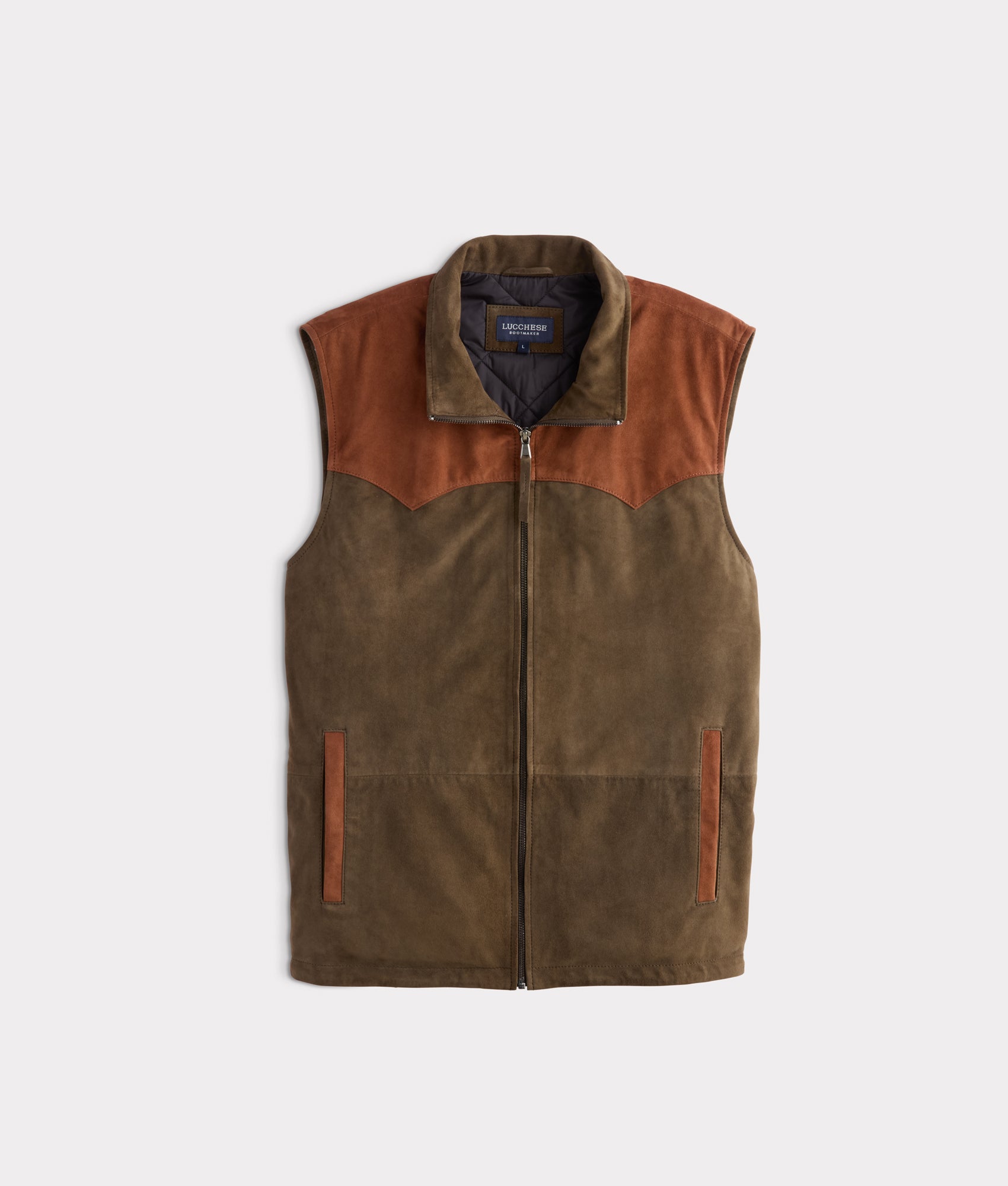 Rit Two-Tone Vest :: Olive
