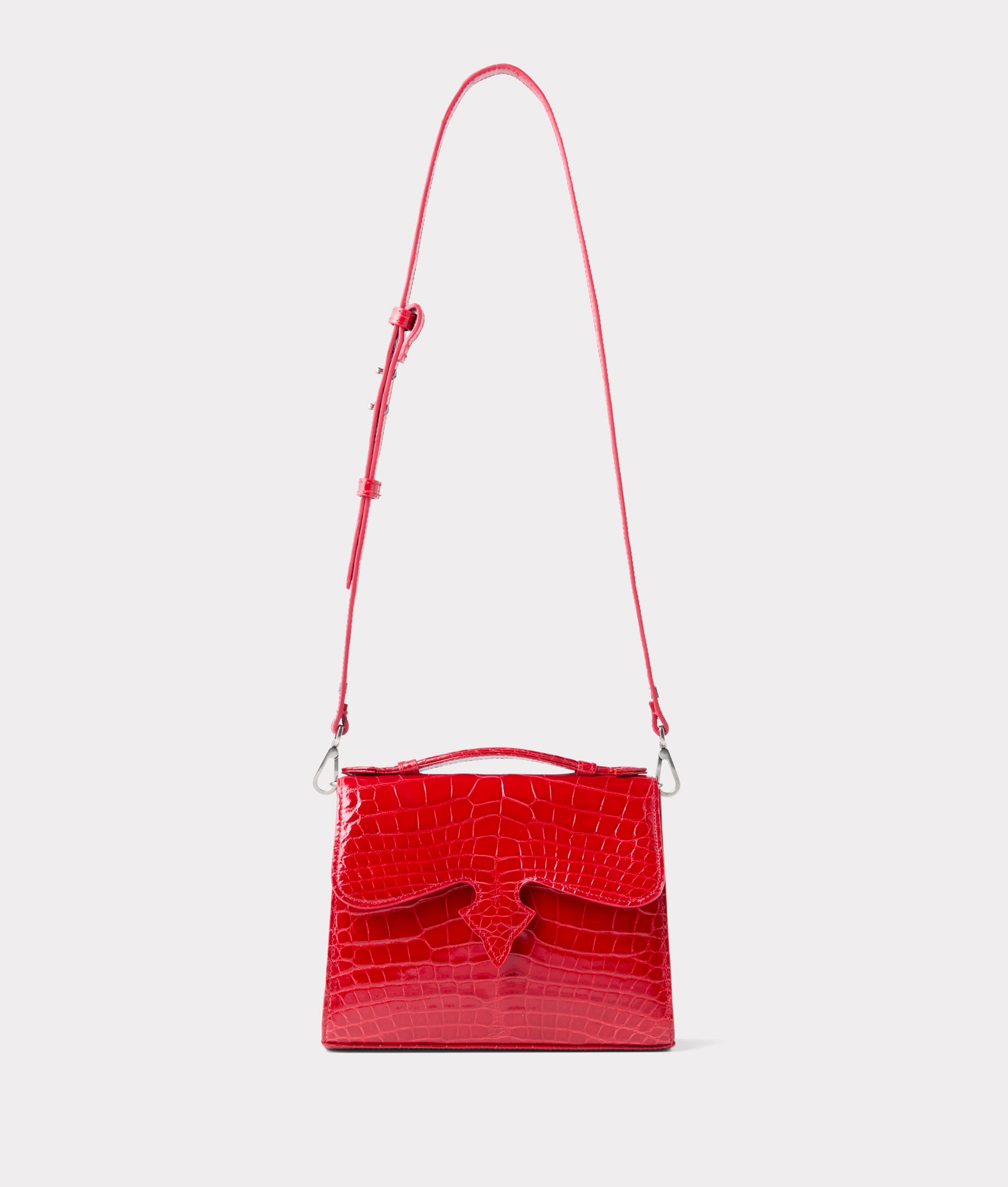 Dolly Exotic Western Satchel :: Cherry Red - Image 3