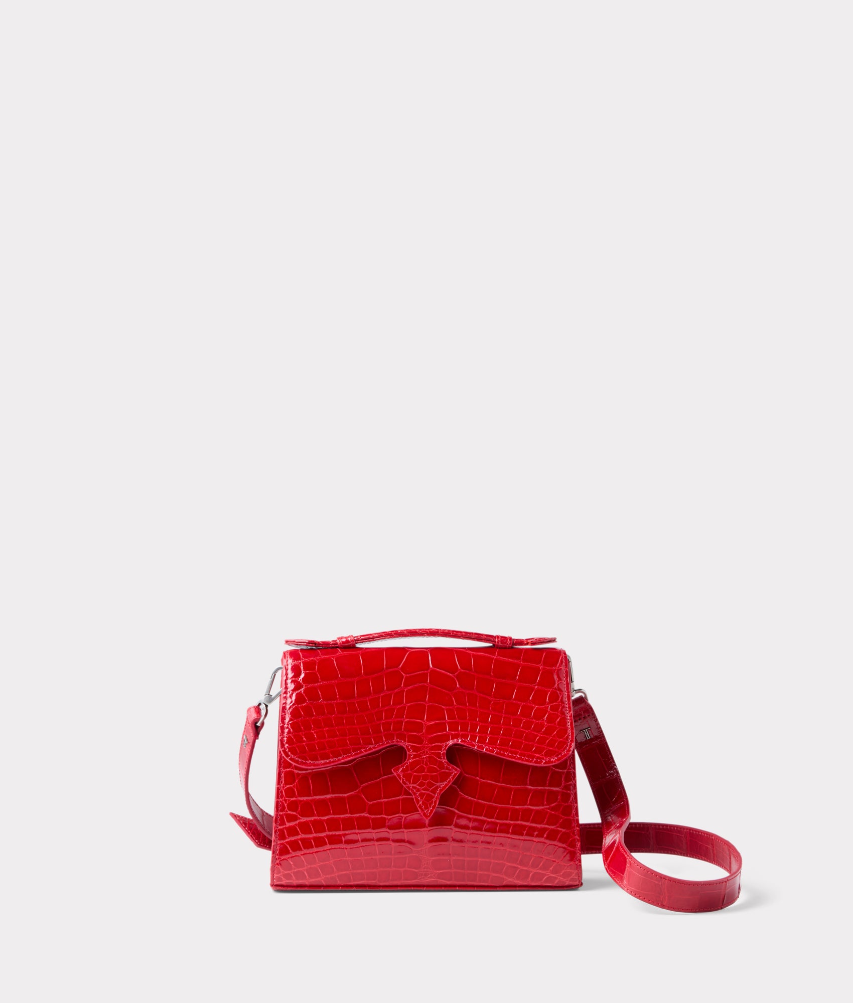 Dolly Exotic Western Satchel :: Cherry Red - Image 4