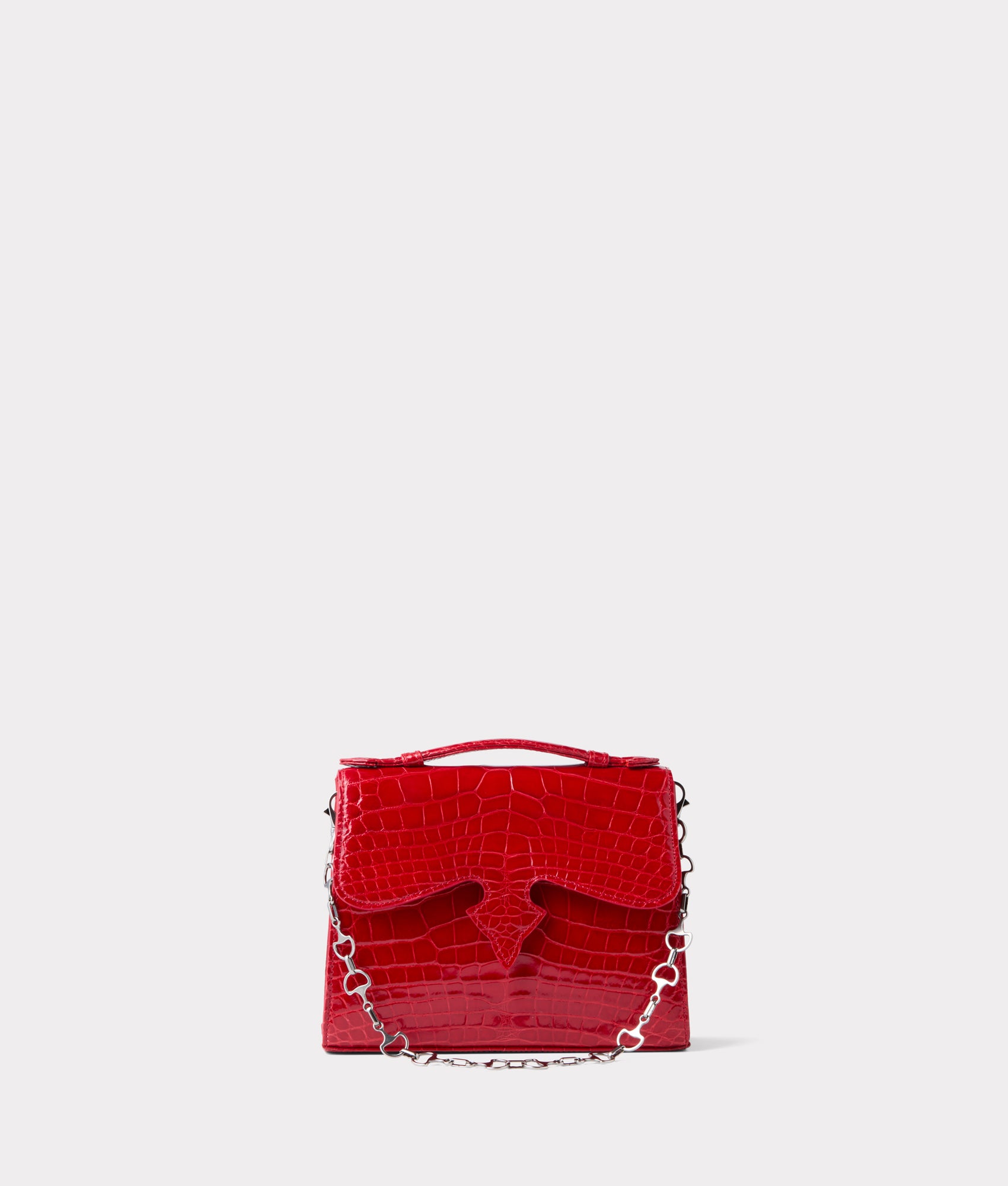 Dolly Exotic Western Satchel :: Cherry Red - Image 7