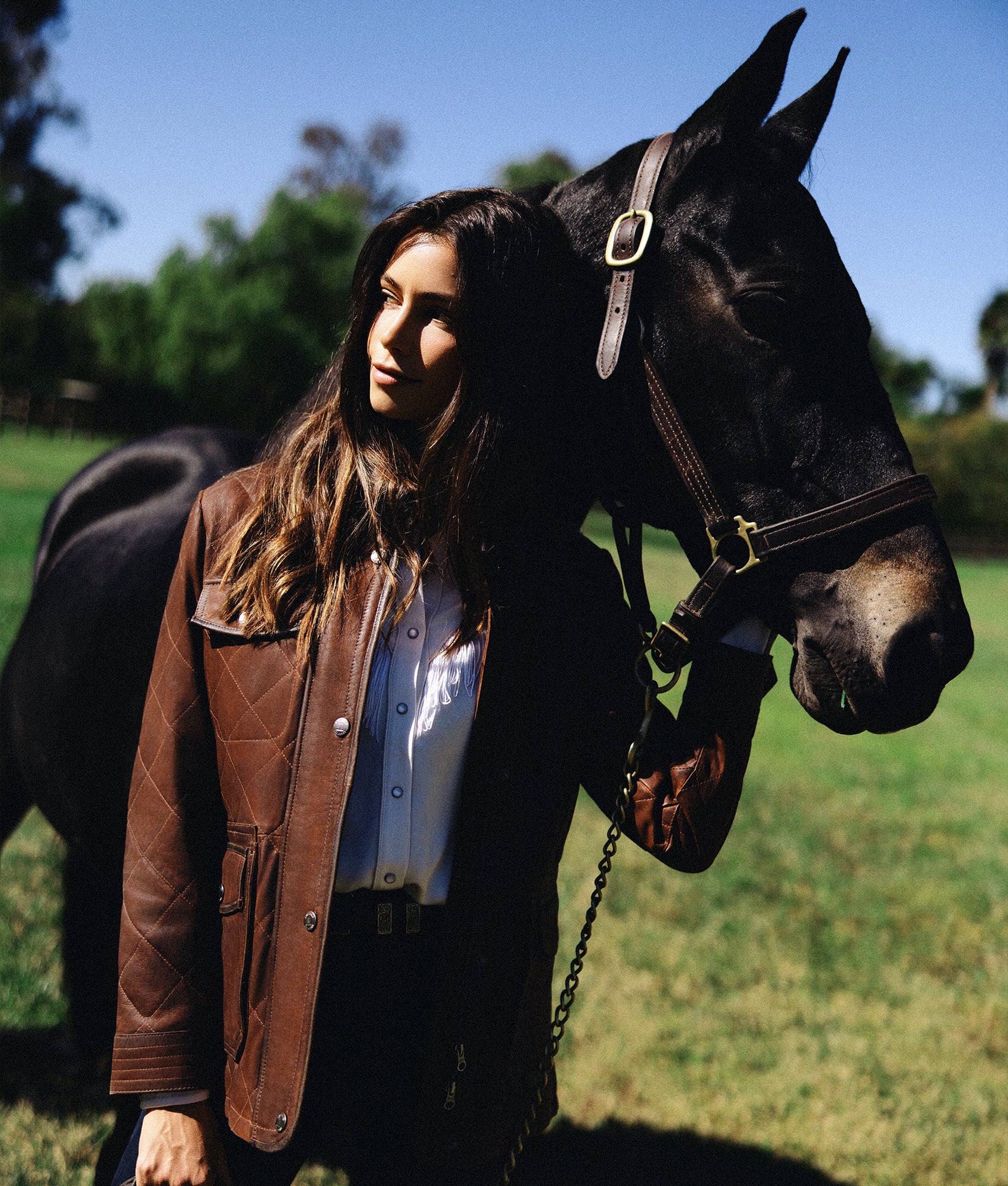 Wasatch Quilted Leather Jacket :: Bourbon - Image 2