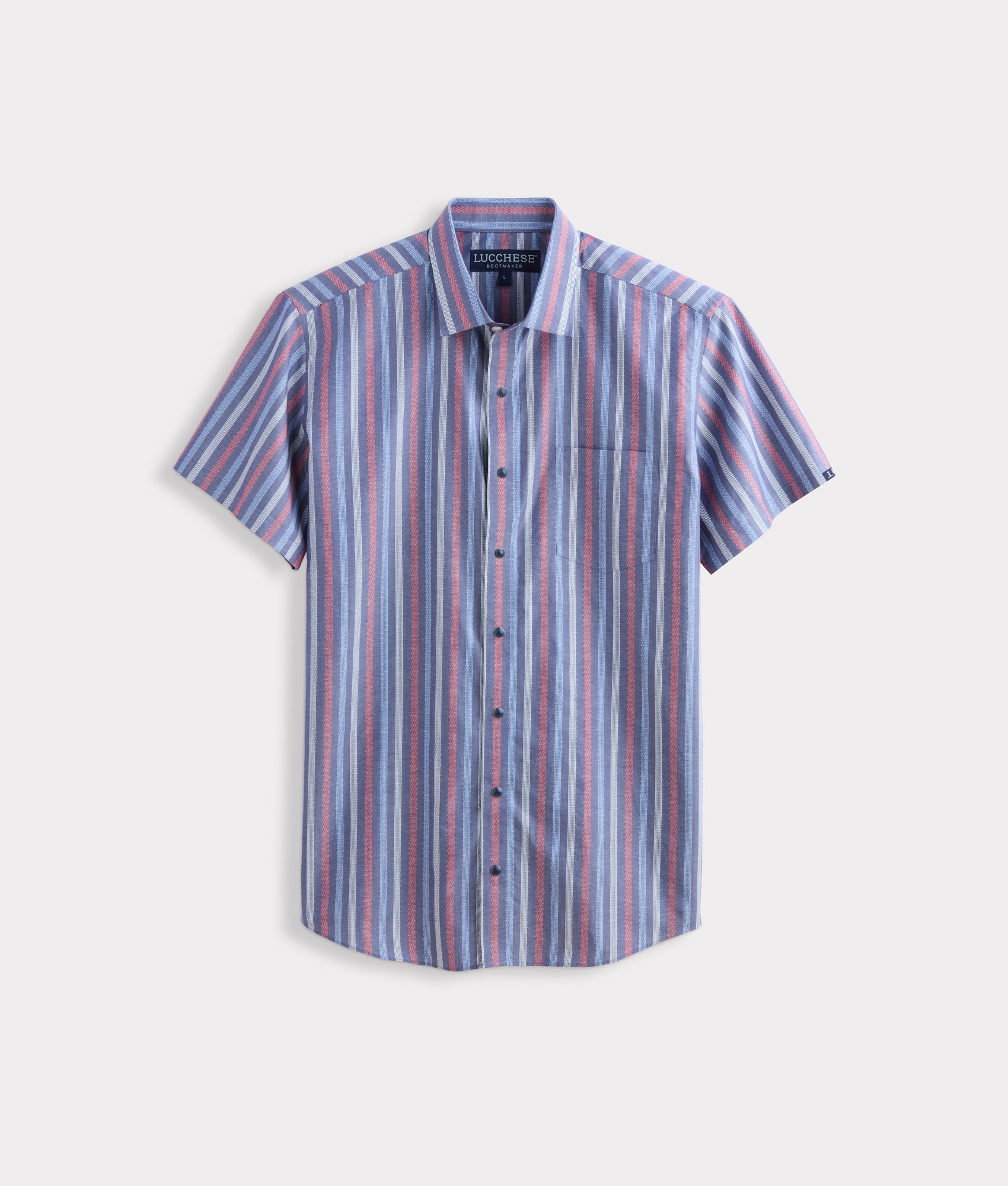 Lucchese x Parker McCollum Short Sleeve Snap :: Purple/Red/Blue Multi