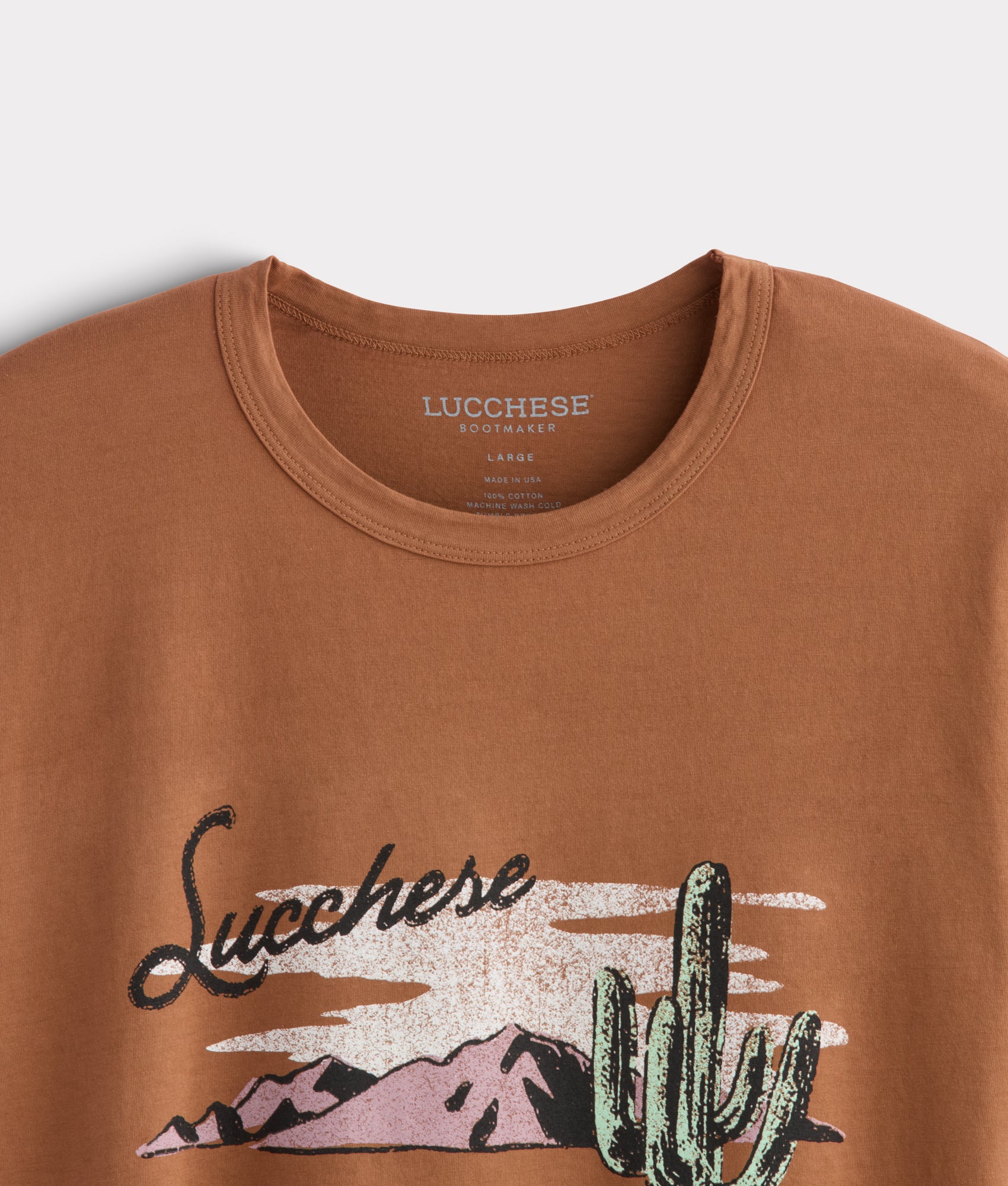 Deserted Tee :: Sienna - Image 5