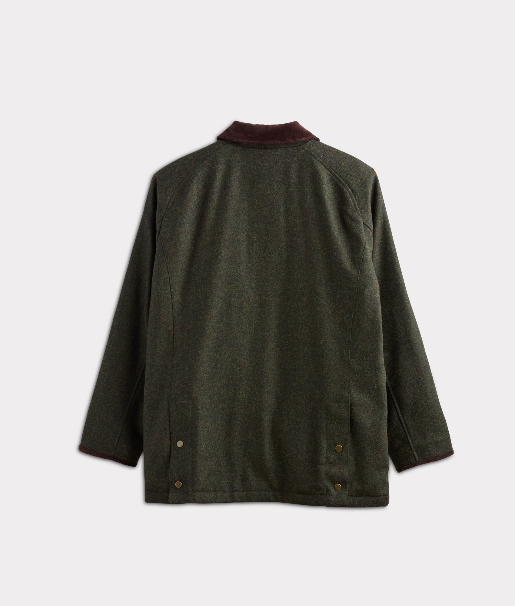 Charles Shetland Wool Jacket :: Forest Green - Image 3