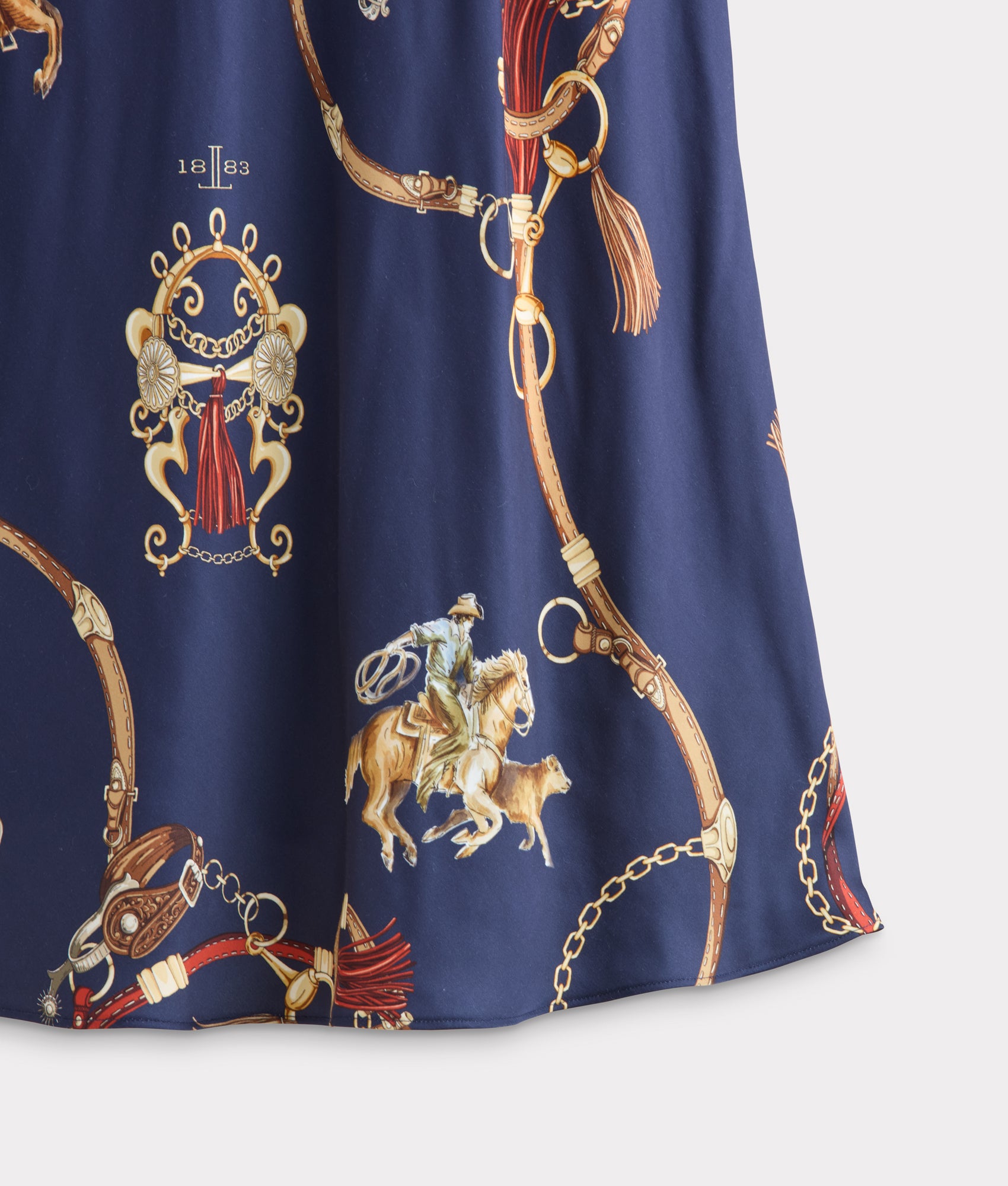 Carolina Skirt :: Navy/Multi - Image 4