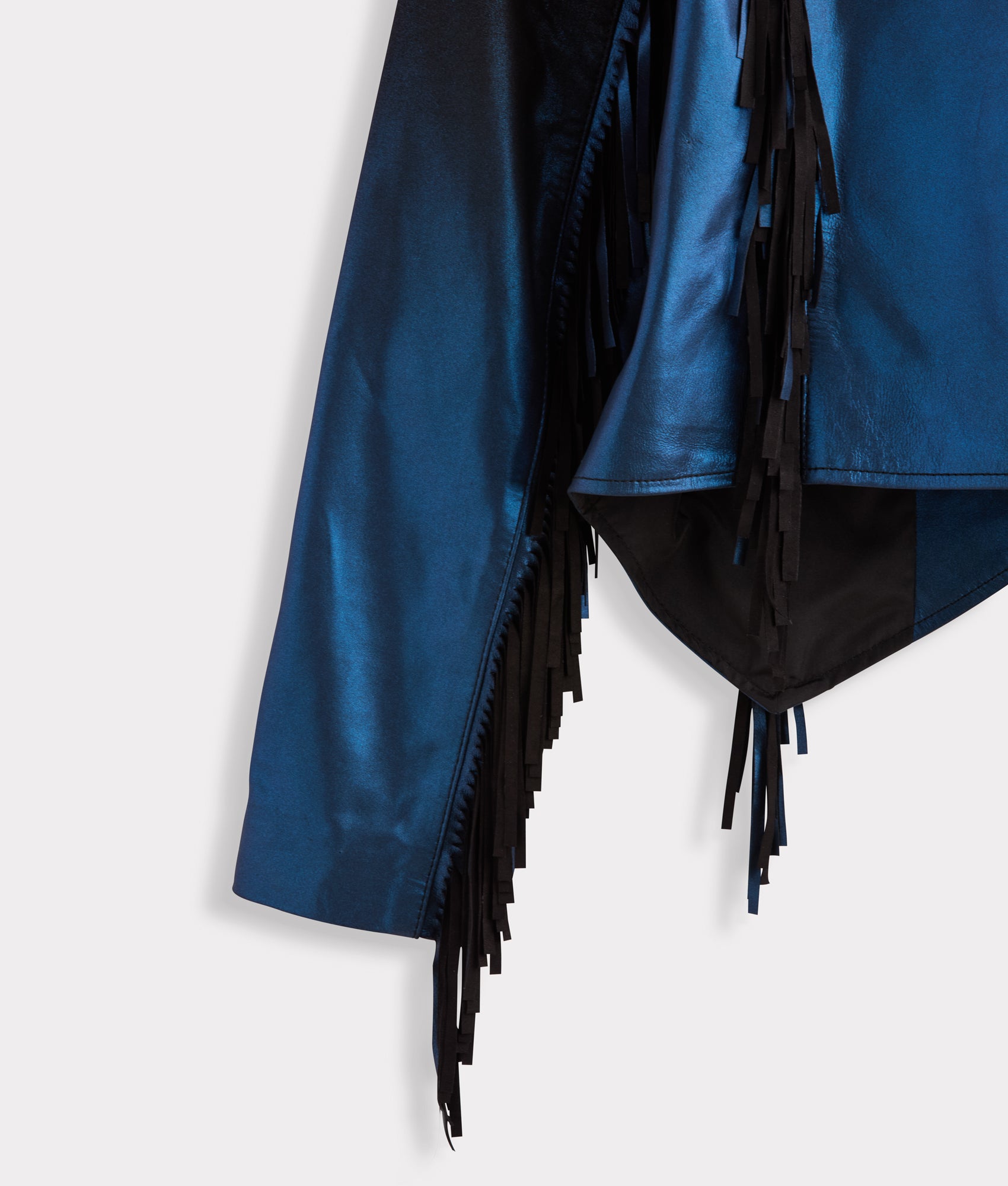 Nightfall Fringe Jacket :: Black/Blue - Image 7