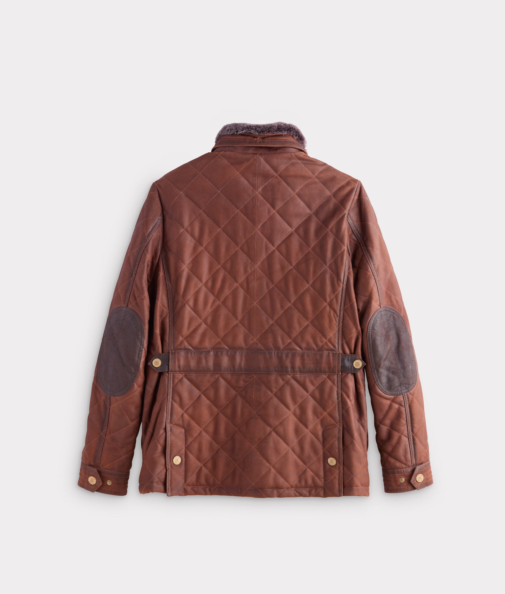 Wasatch Quilted Leather Jacket :: Bourbon - Image 3