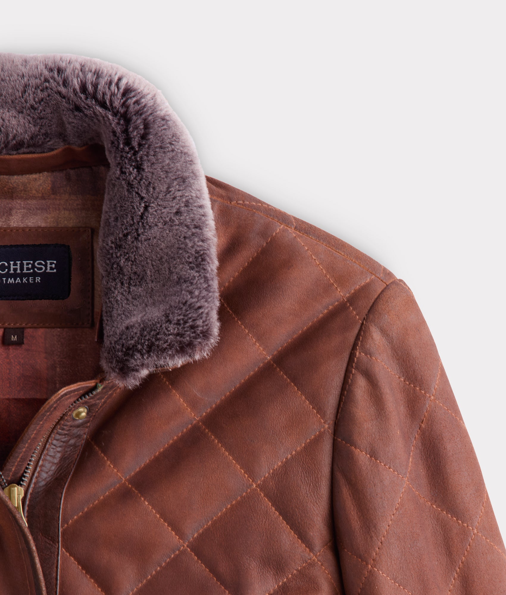 Wasatch Quilted Leather Jacket :: Bourbon - Image 6