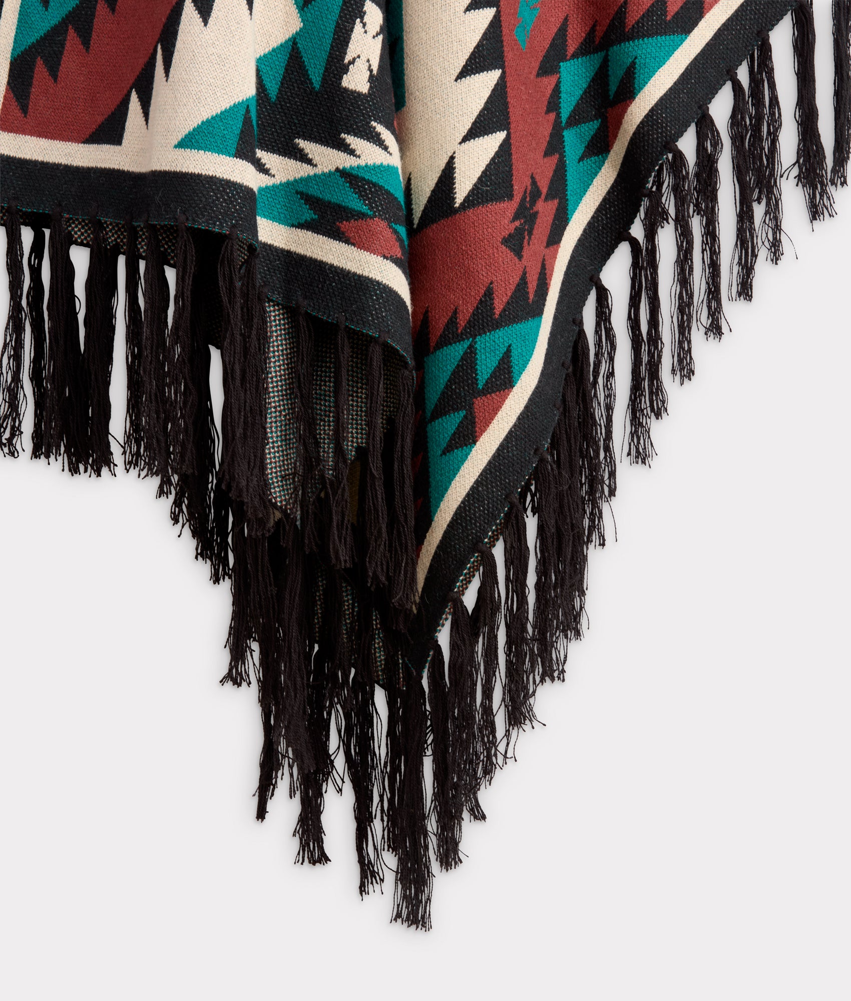 Alpaca Fleece Cape :: Blue/Multi - Image 6