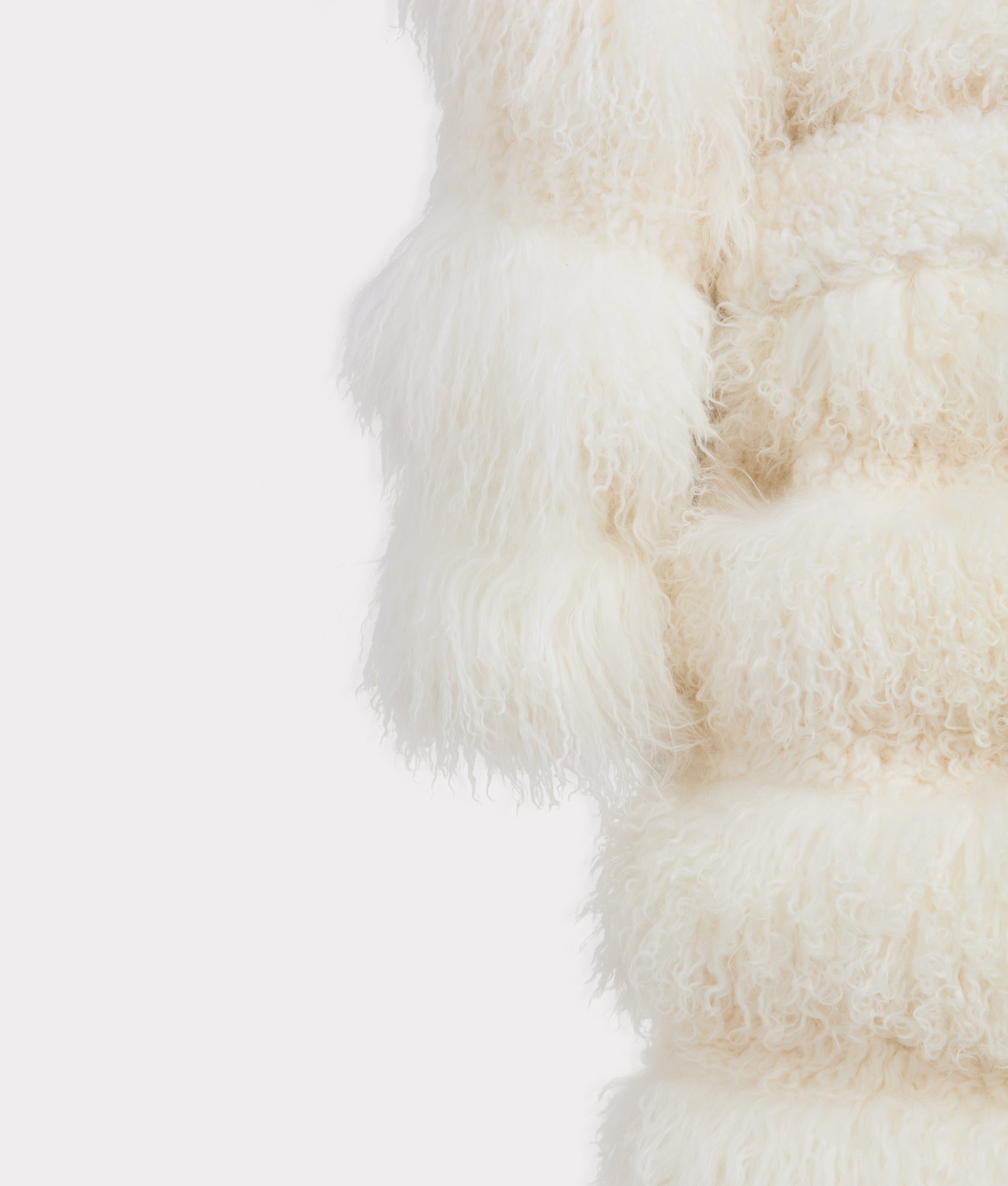 Anne Fur Coat :: White - Image 5