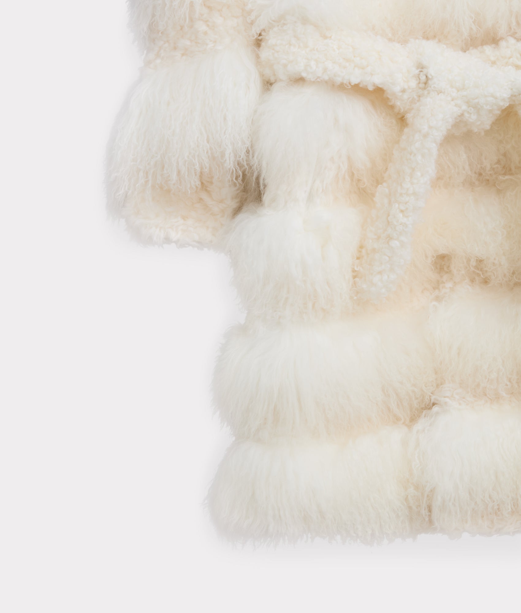 Anne Fur Coat :: White - Image 4