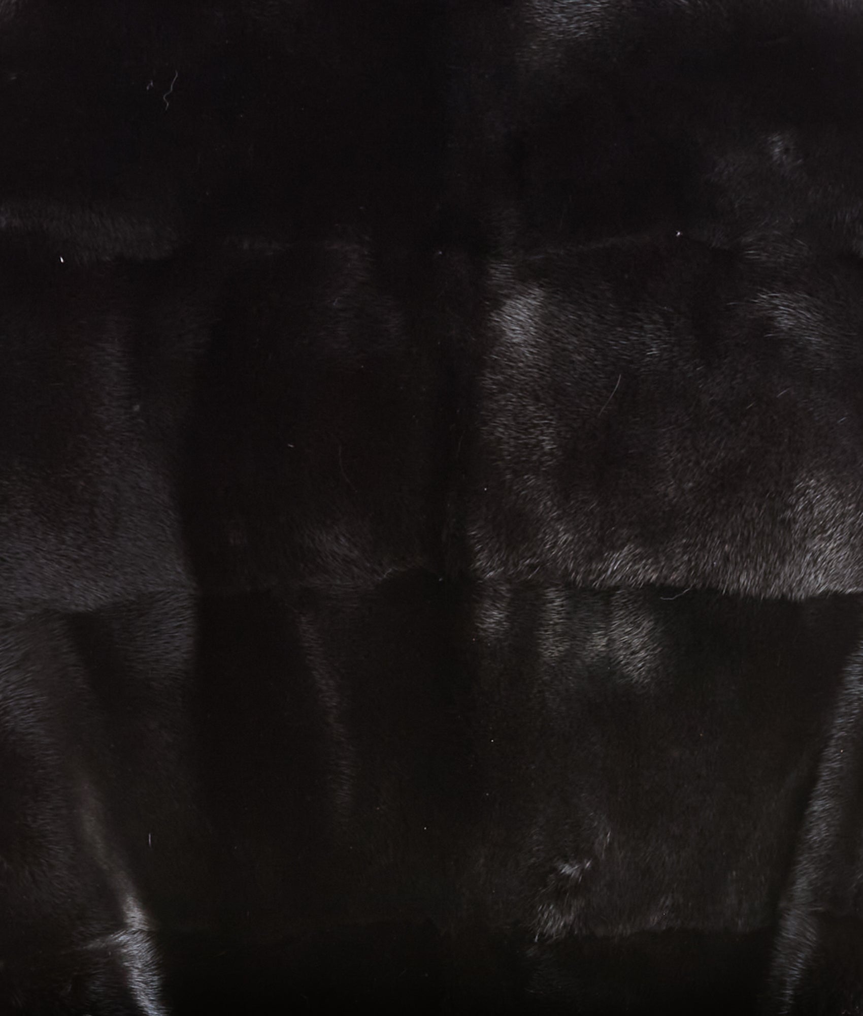Andrea Sleeveless Fur Coat :: Black - Image 5