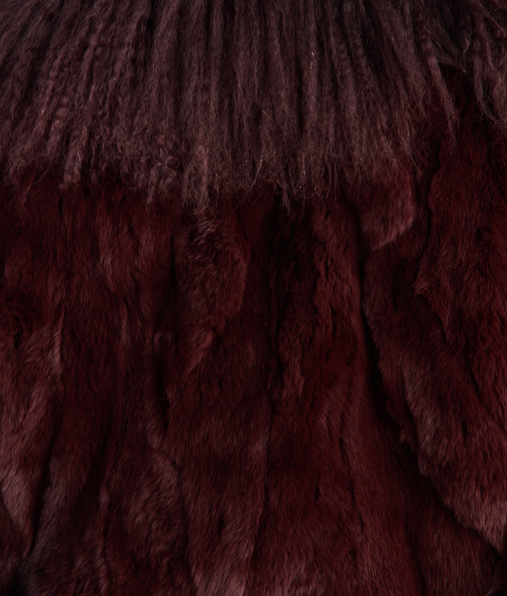Melbourn Fur Jacket :: Black Cherry - Image 8