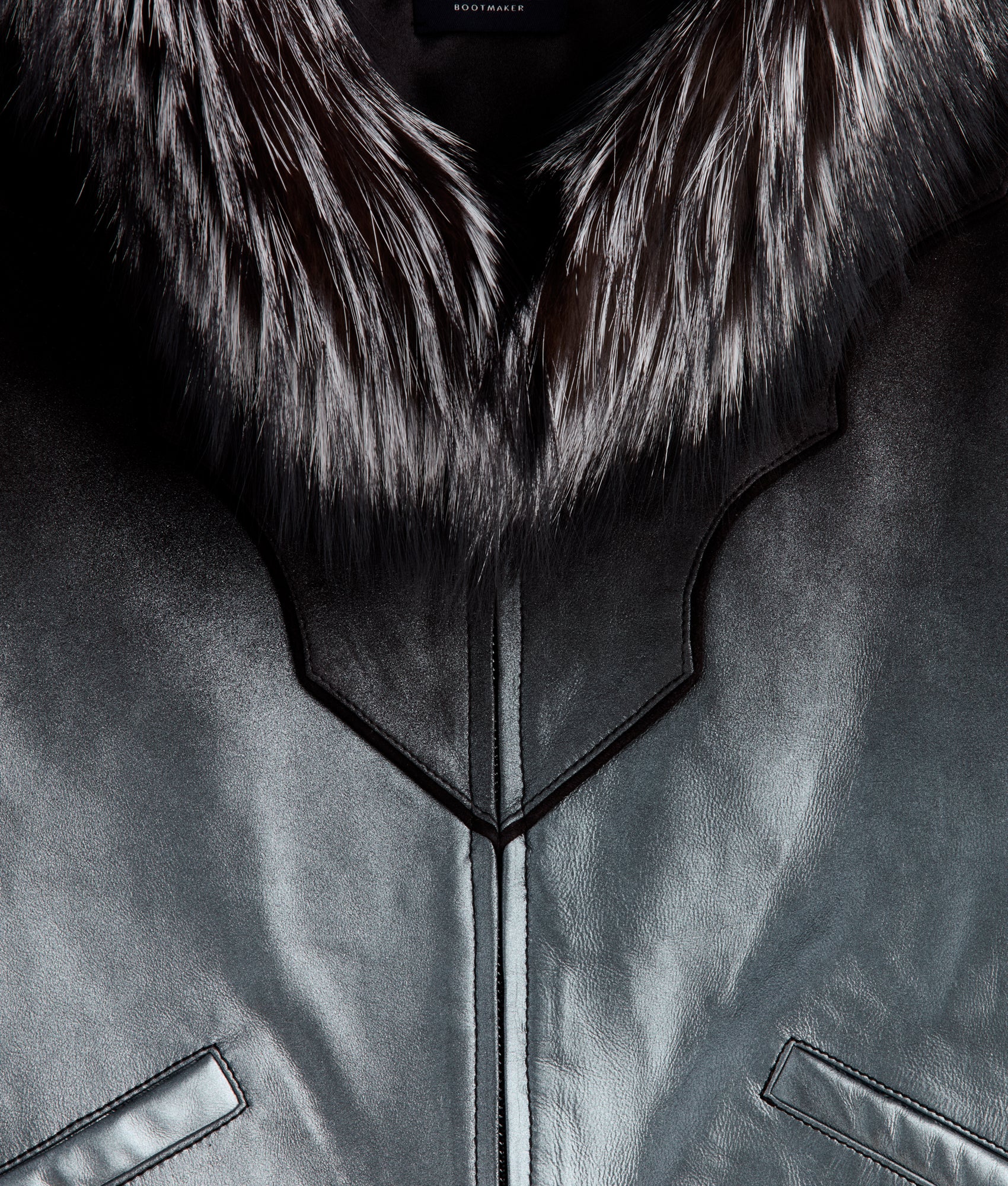 Duchess Of The Range Fur Vest :: Metallic Gradient - Image 7