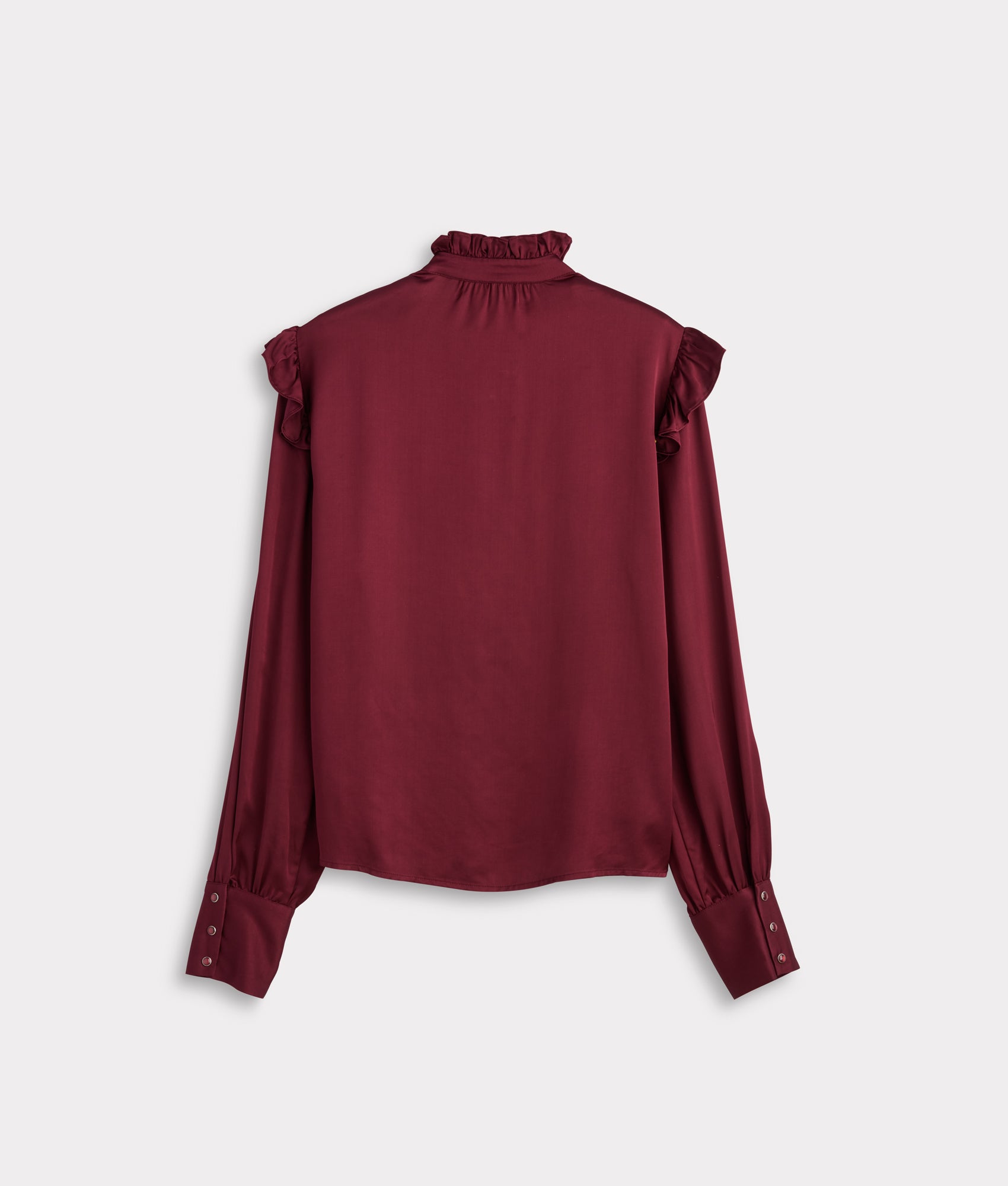Lourdes Blouse :: Black Cherry - Image 3