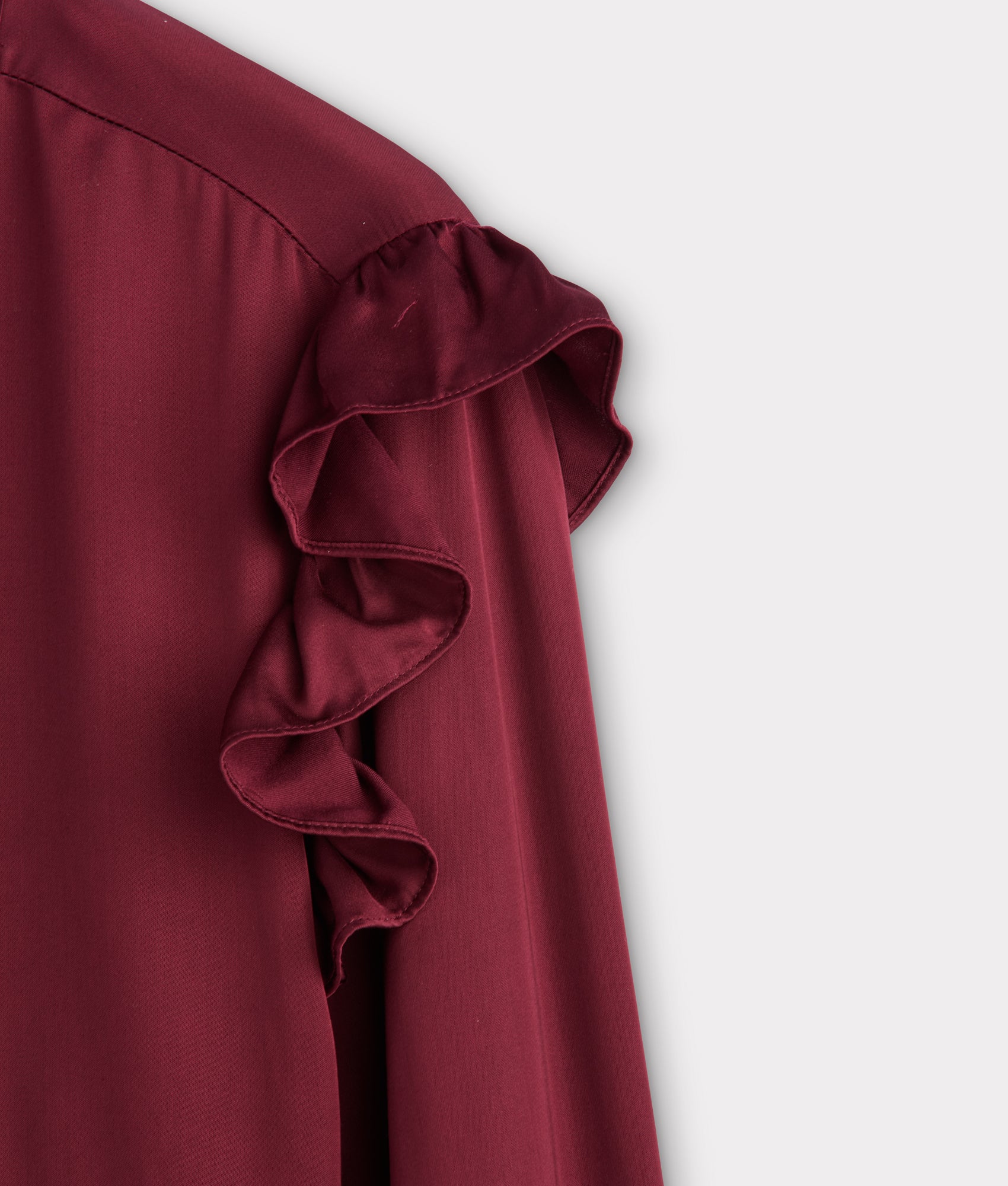 Lourdes Blouse :: Black Cherry - Image 4