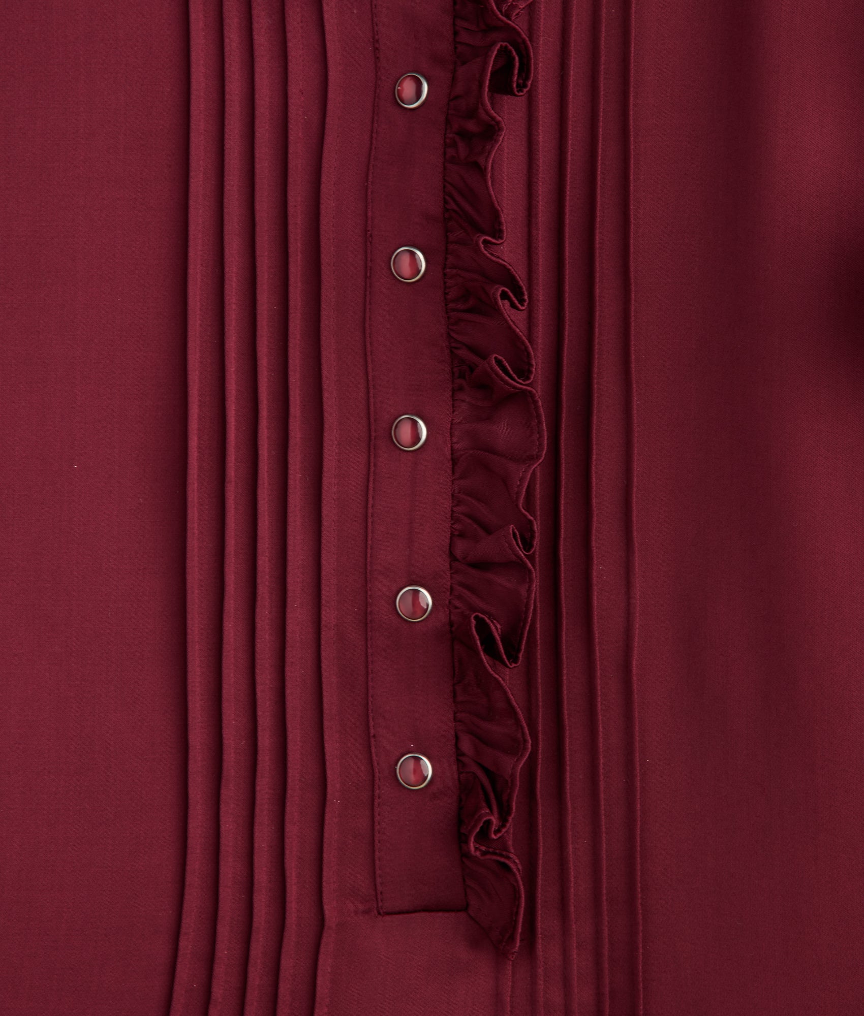 Lourdes Blouse :: Black Cherry - Image 9