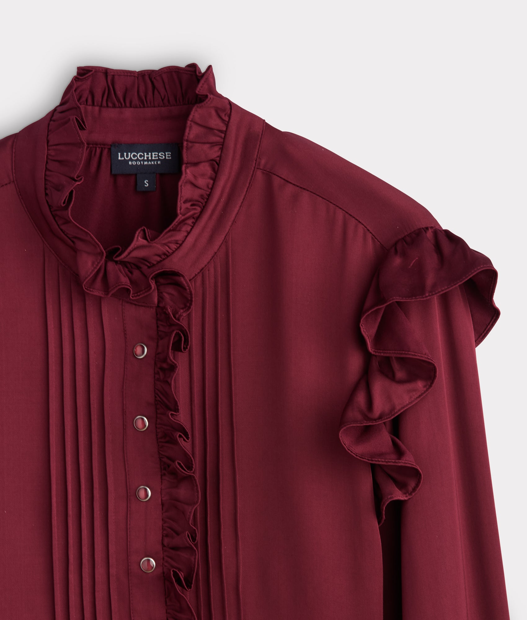 Lourdes Blouse :: Black Cherry - Image 7