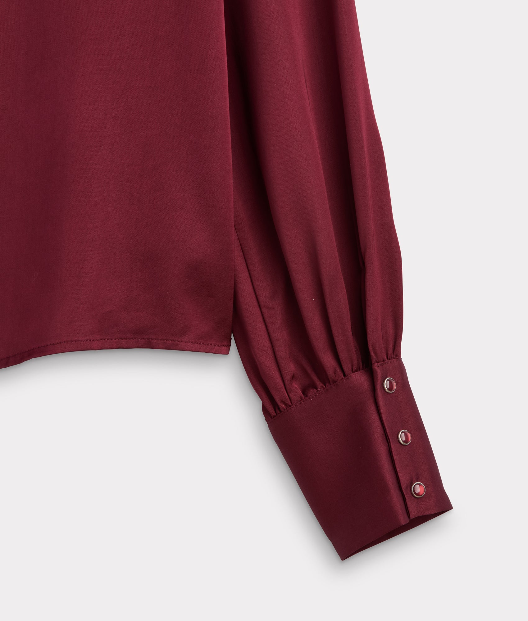 Lourdes Blouse :: Black Cherry - Image 5
