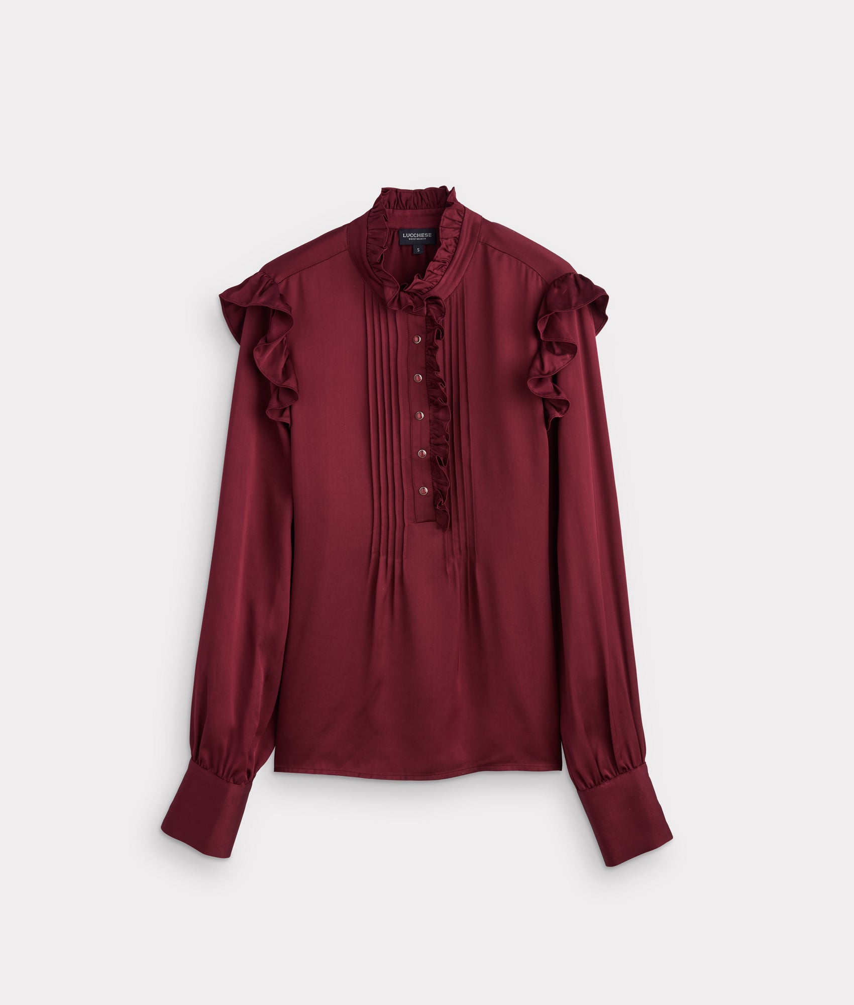 Lourdes Blouse :: Black Cherry