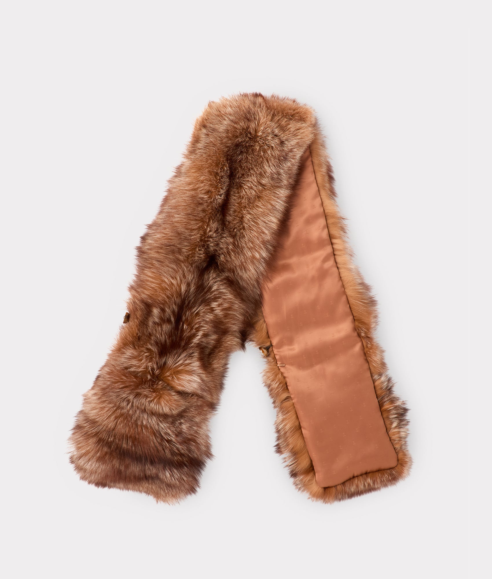 Pelliccia Handwarmer Scarf :: Brown - Image 3