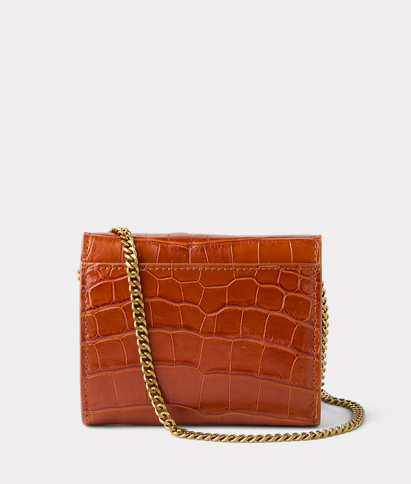 Short Exotic Wallet On A Chain :: Yellow - Image 3
