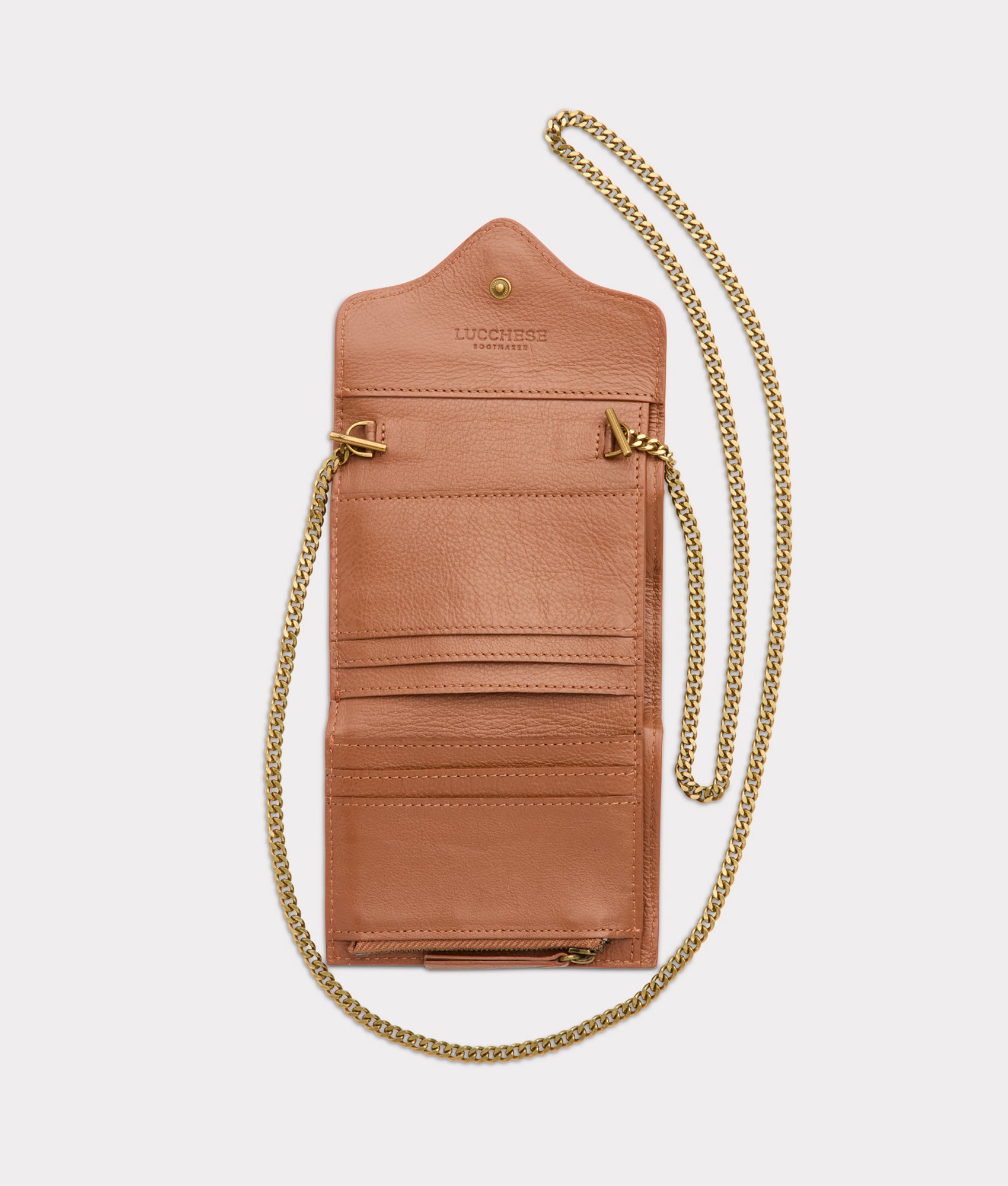 Short Exotic Wallet On A Chain :: Yellow - Image 4