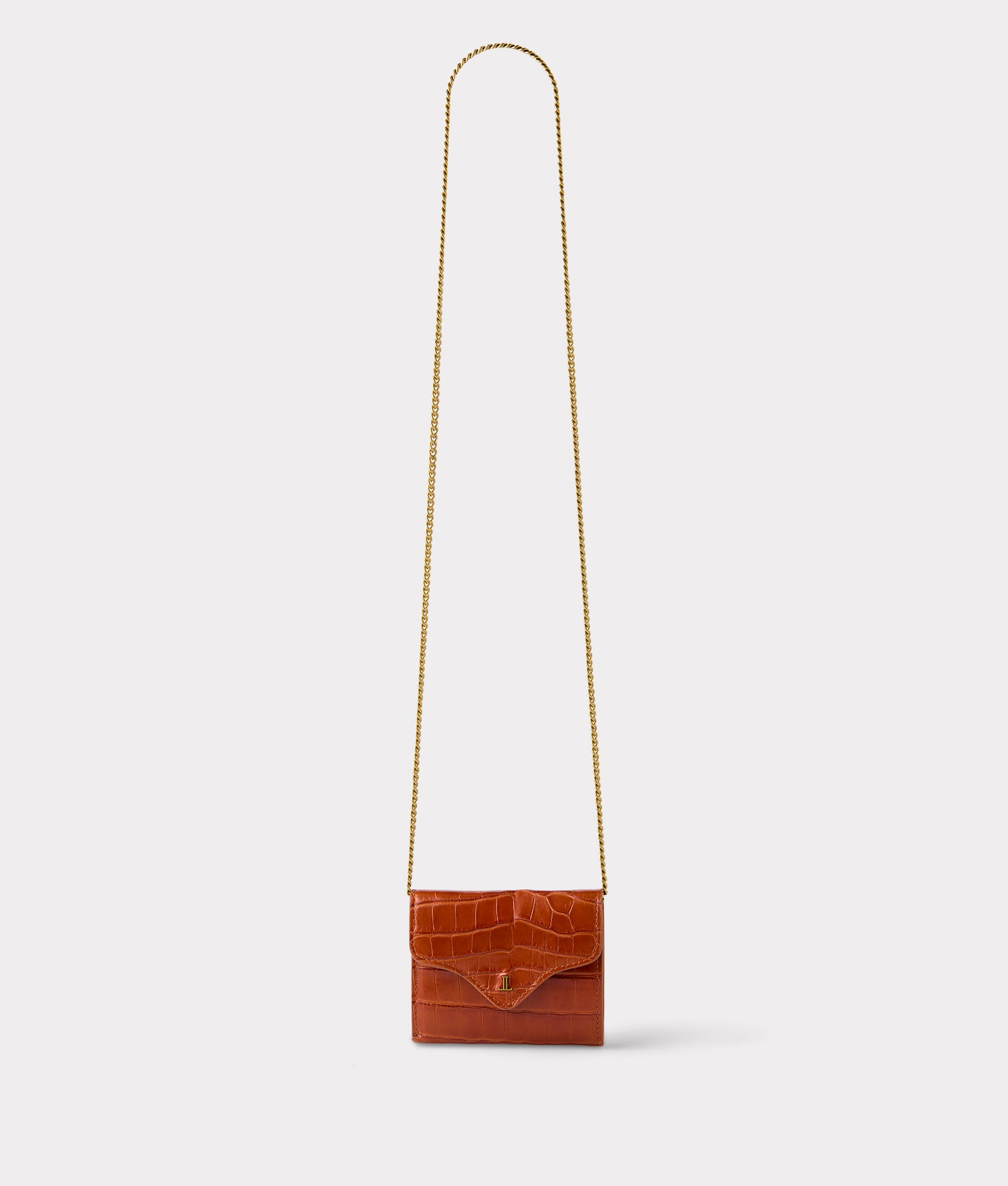 Short Exotic Wallet On A Chain :: Yellow - Image 7