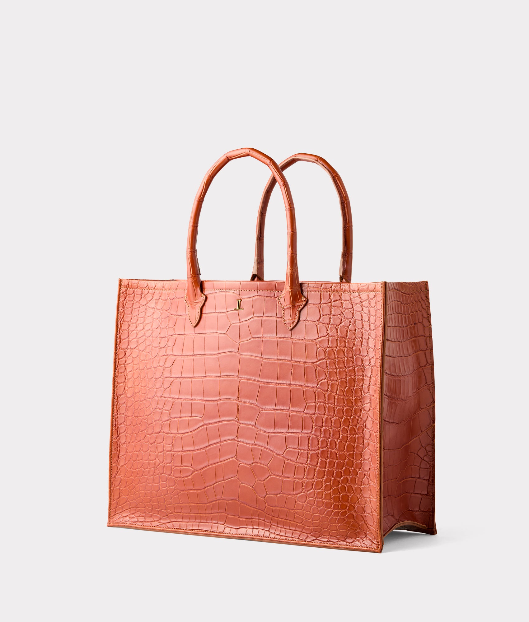 Large Alice Exotic Book Tote :: Honey - Image 5