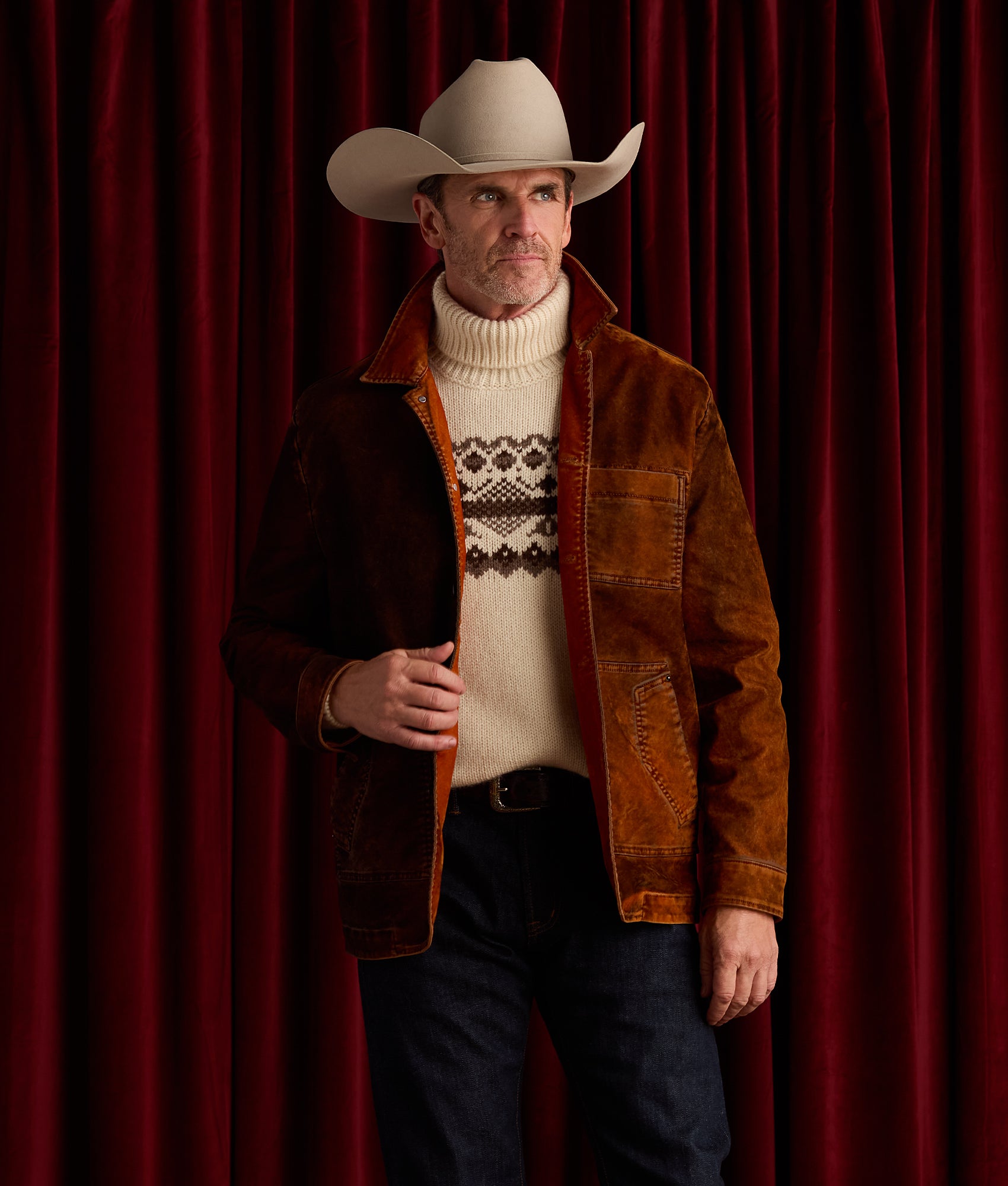 Tennessee Velvet Jacket :: Ginger - Image 9