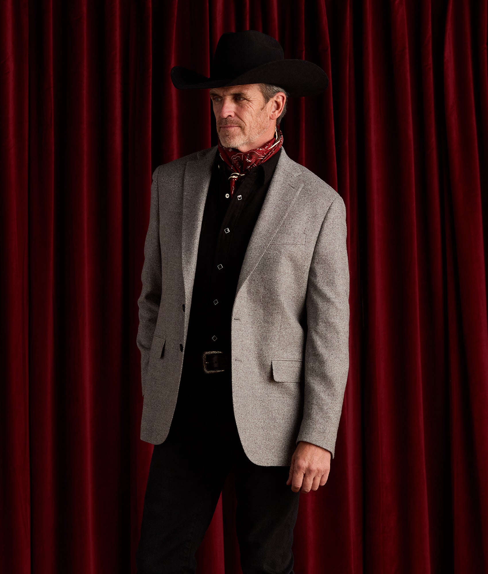 Lucchese Sport Coat :: Grey - Image 10