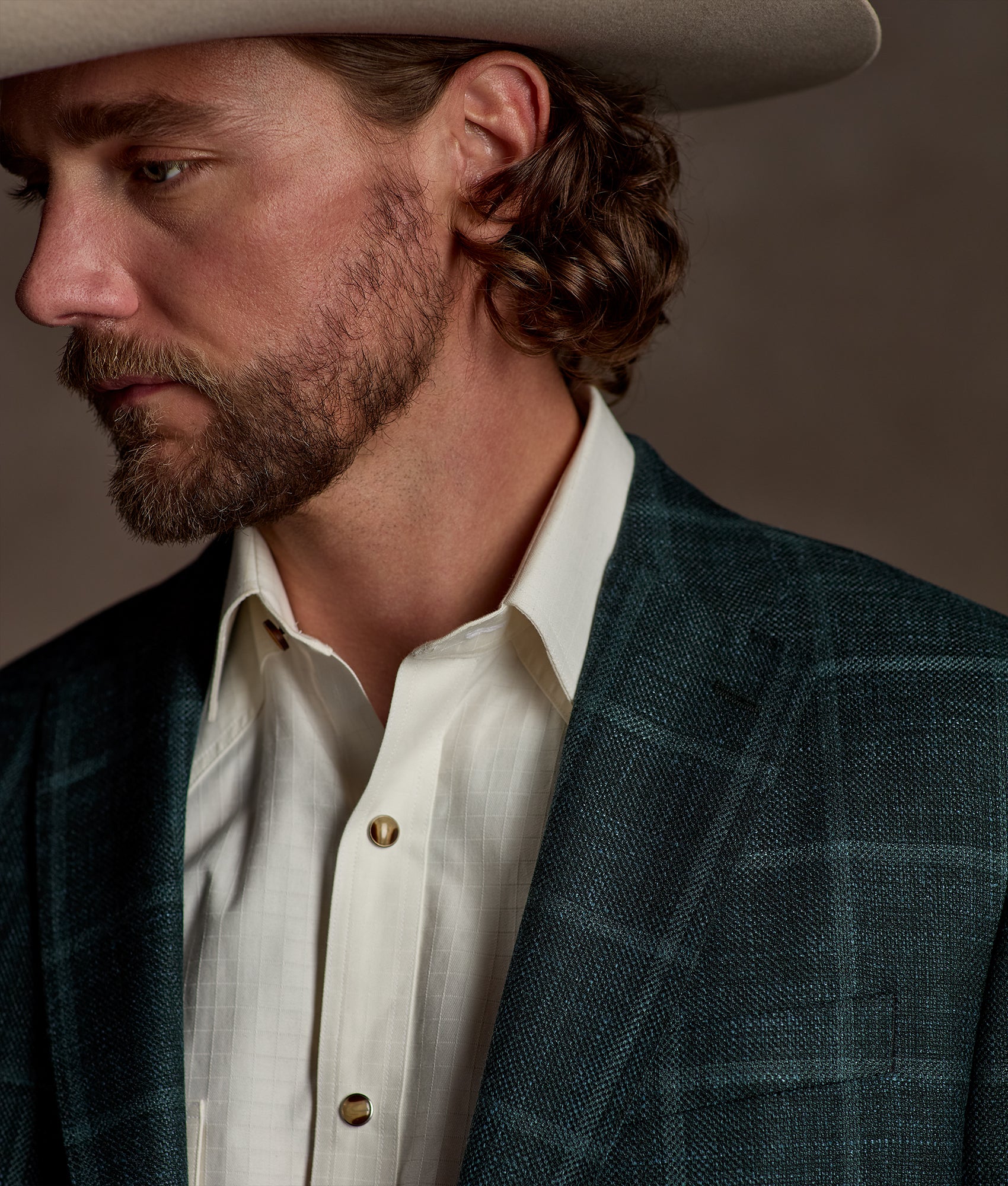 El Paso Cowboy Fit :: Ecru - Image 2