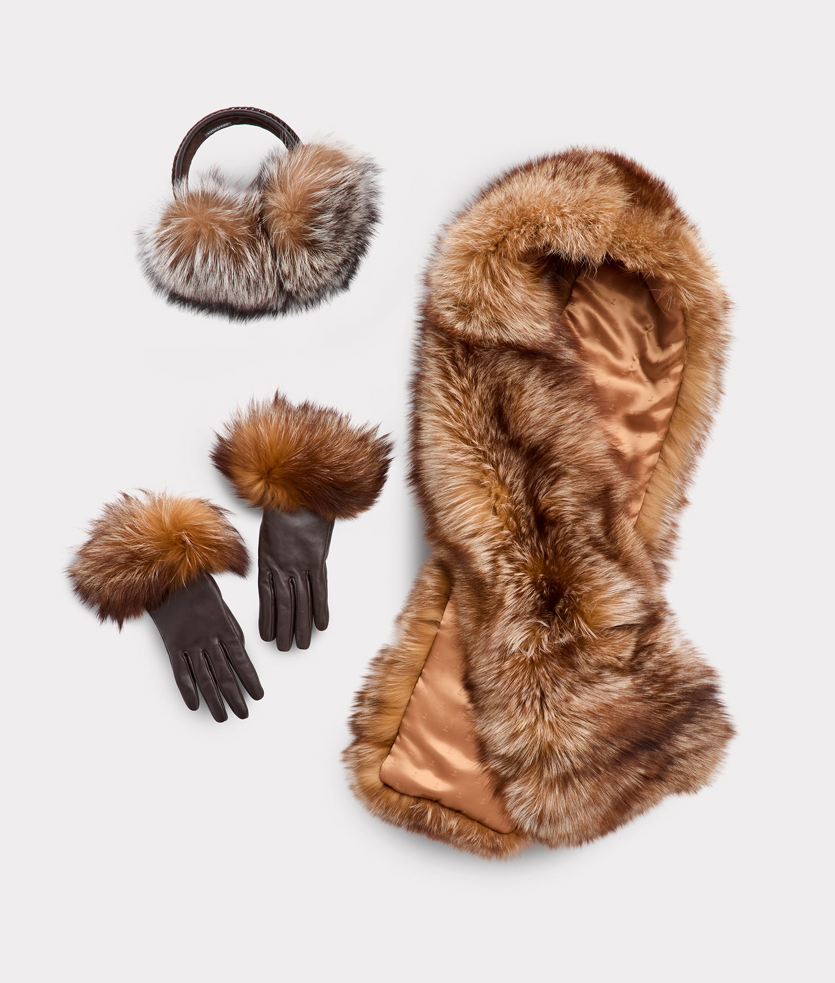 Pelliccia Earmuffs :: Brown - Image 5