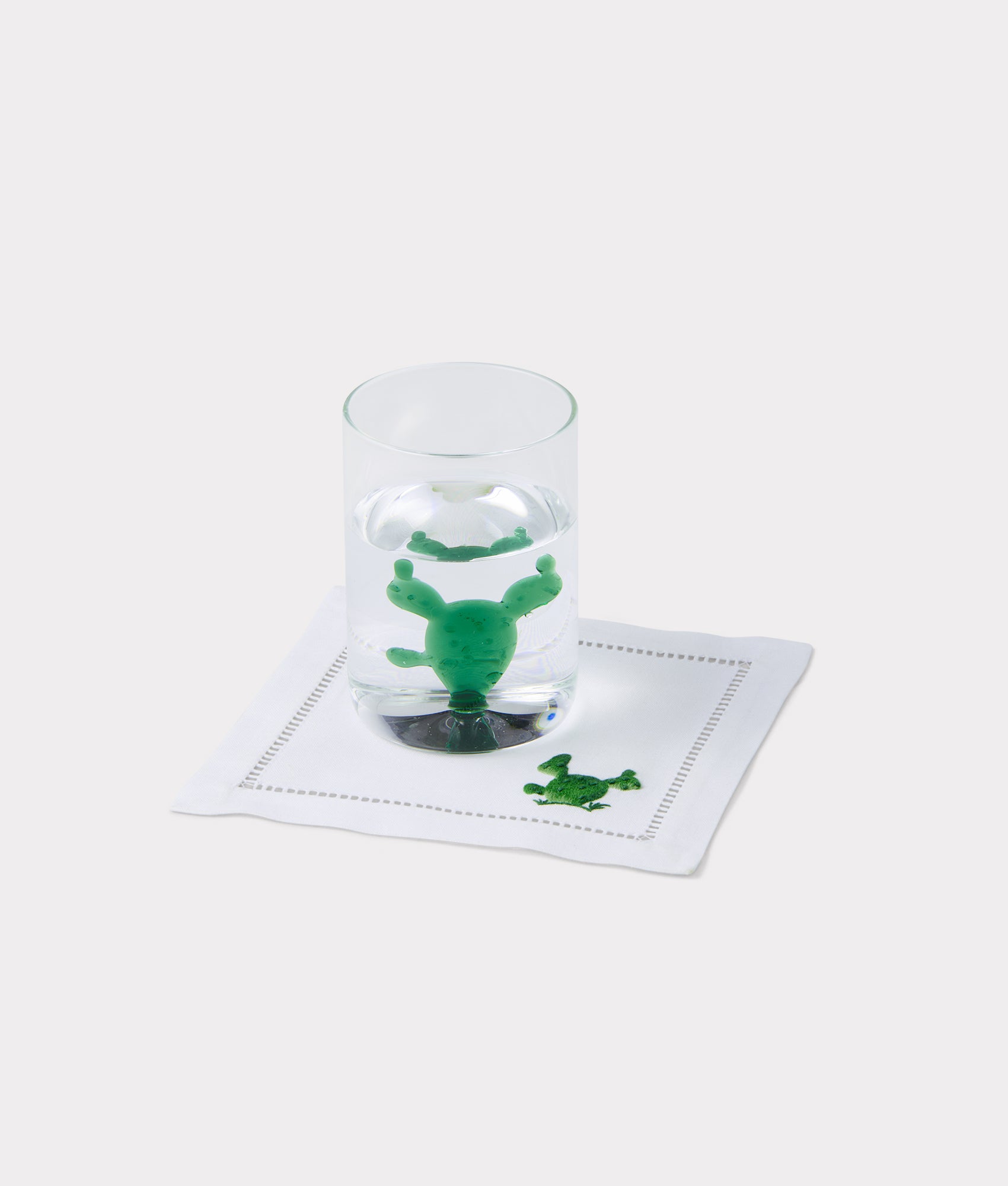 Cactus Drinking Glasses - Set of Four :: Green - Image 4