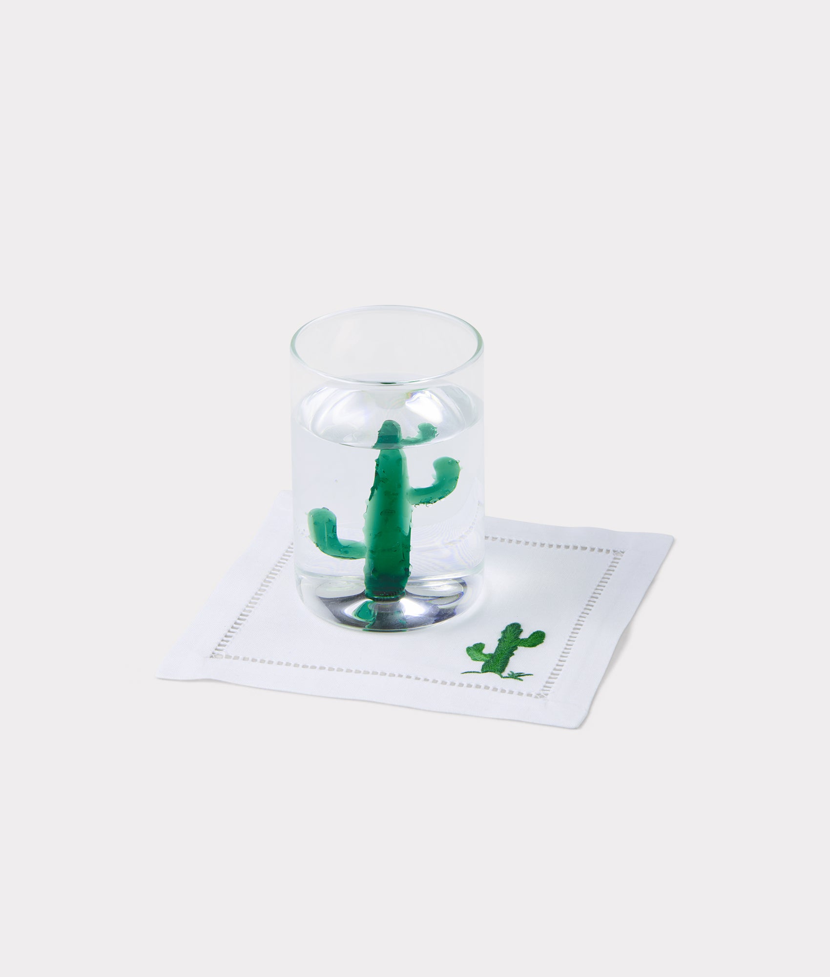 Cactus Drinking Glasses - Set of Four :: Green - Image 5