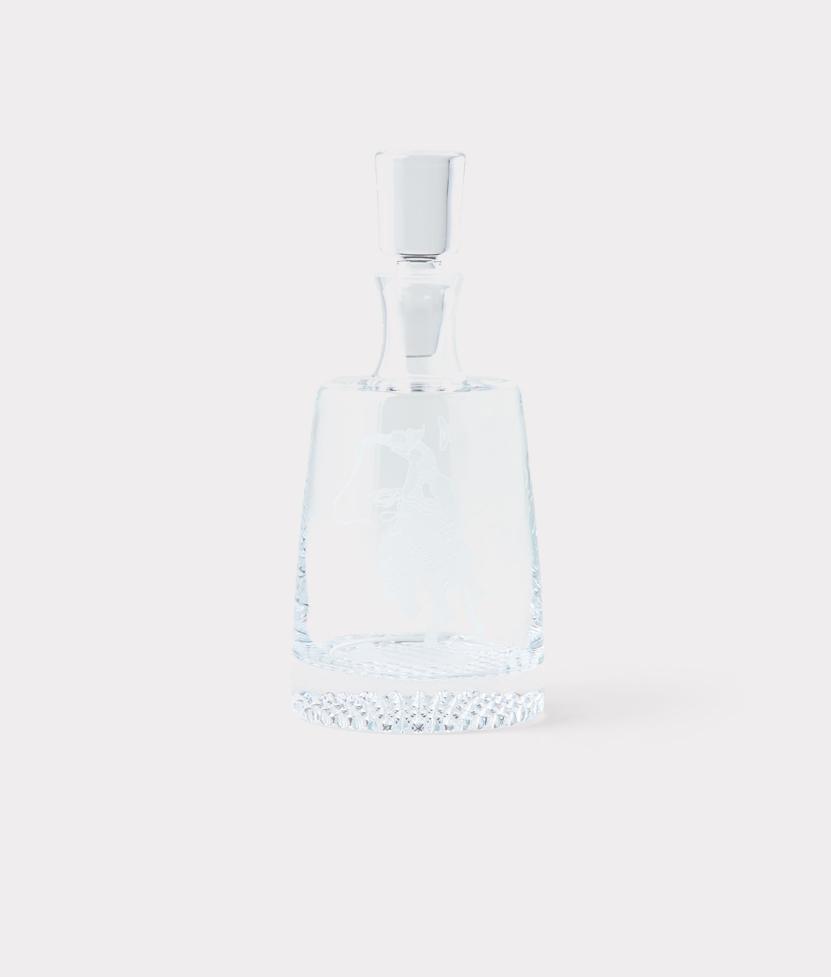 Saddle Bronc Decanter :: Crystal - Image 2