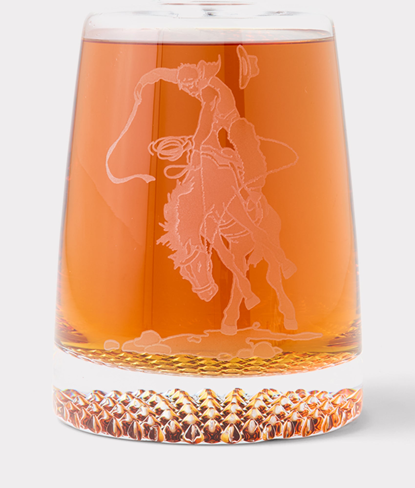 Saddle Bronc Decanter :: Crystal - Image 4