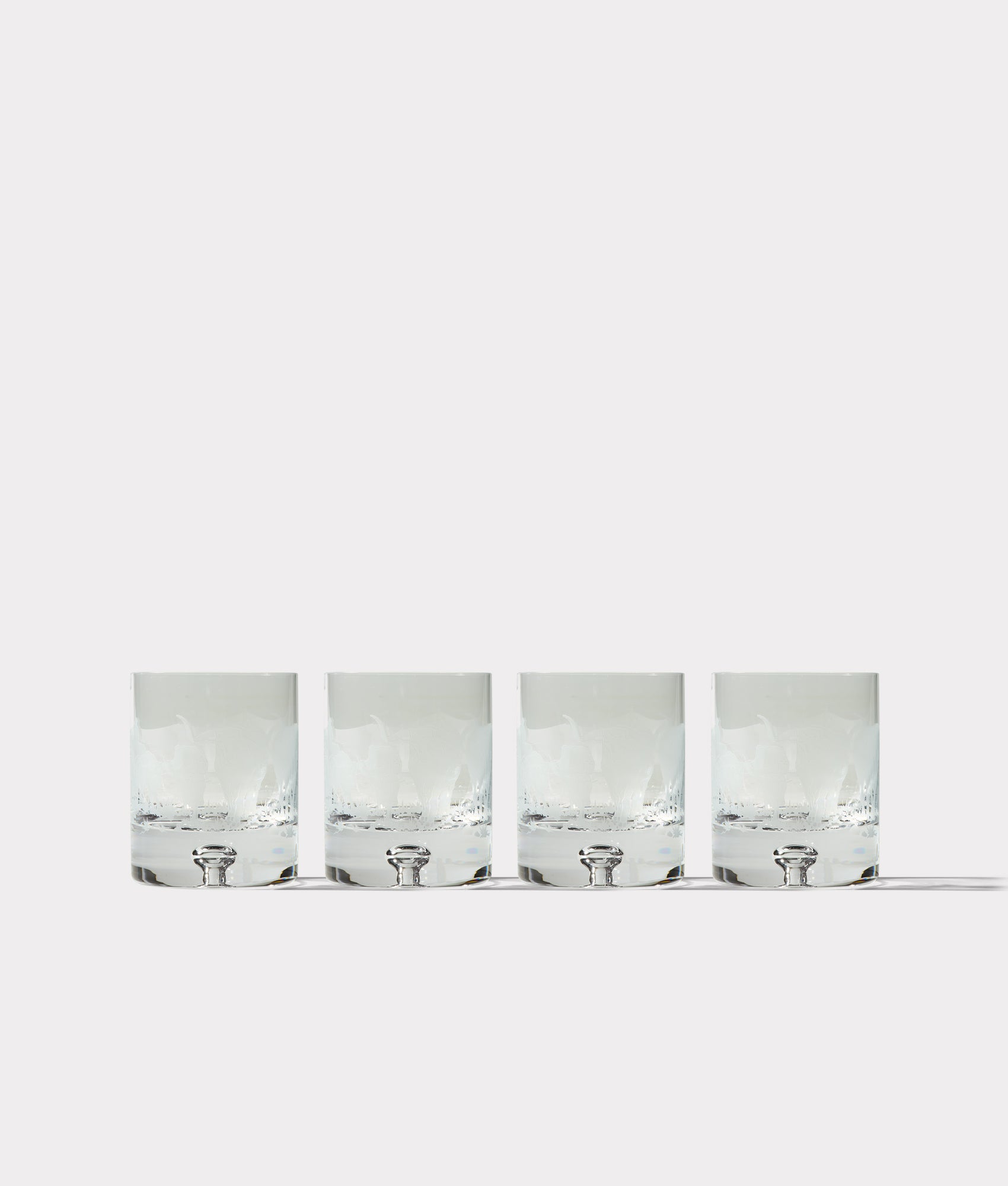 Stampede Whiskey Glasses - Set of Four :: Crystal - Image 3