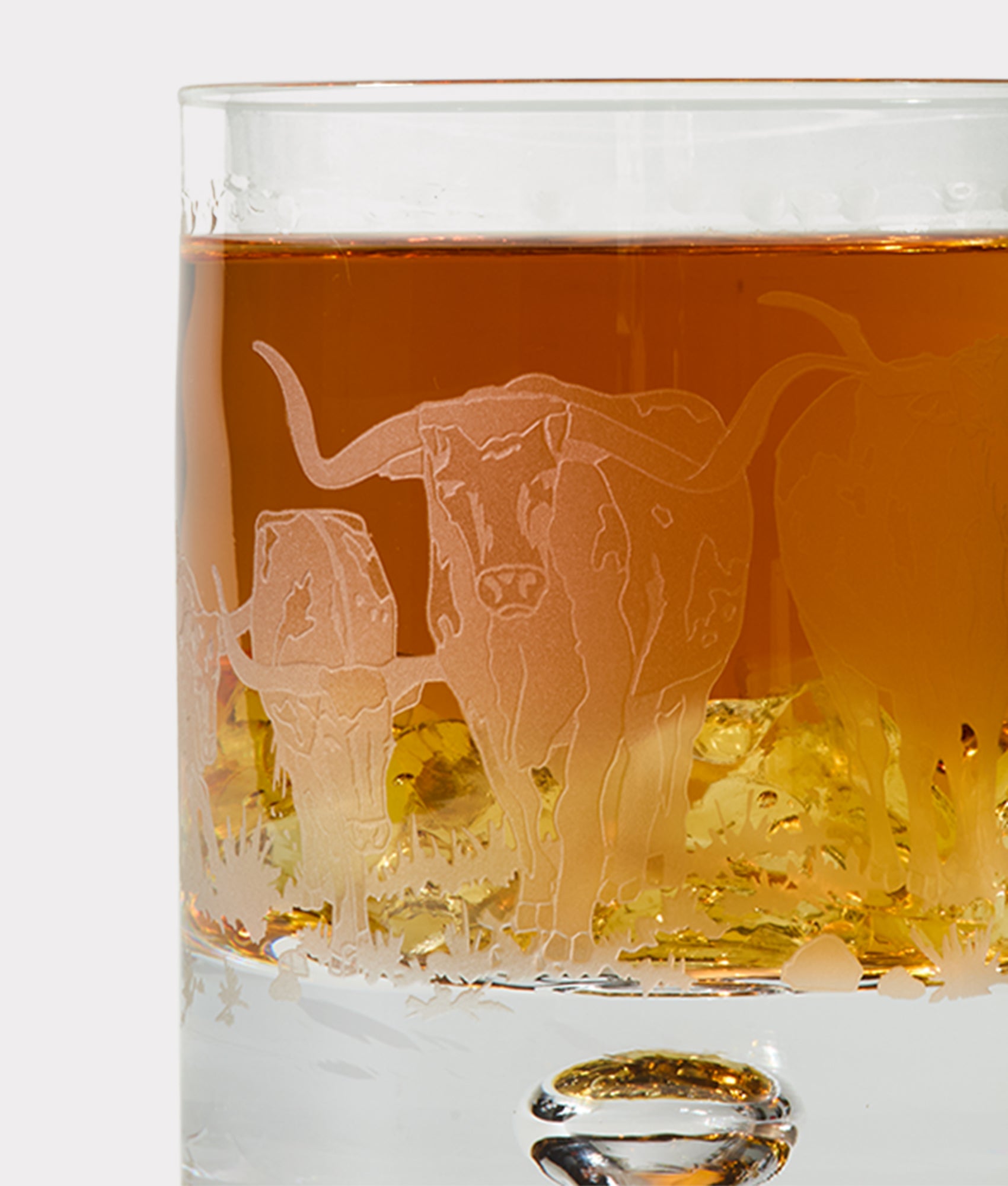Stampede Whiskey Glasses - Set of Four :: Crystal - Image 7