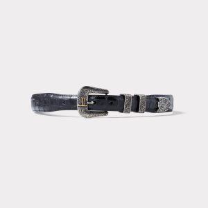 Ultra Belly Caiman Tapered :: Black