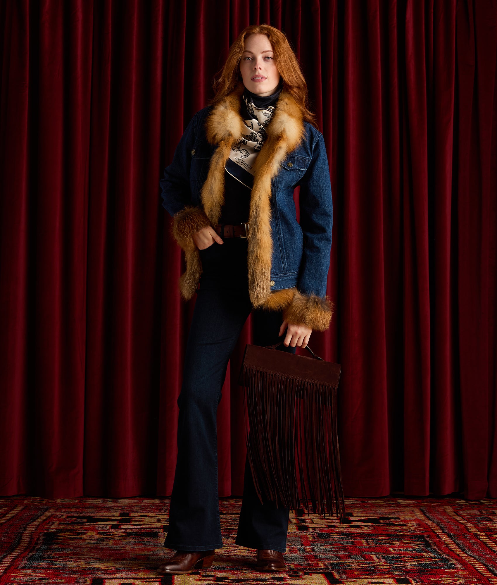 Hadley High-Waist Flare Jean :: Blue Northern - Image 2