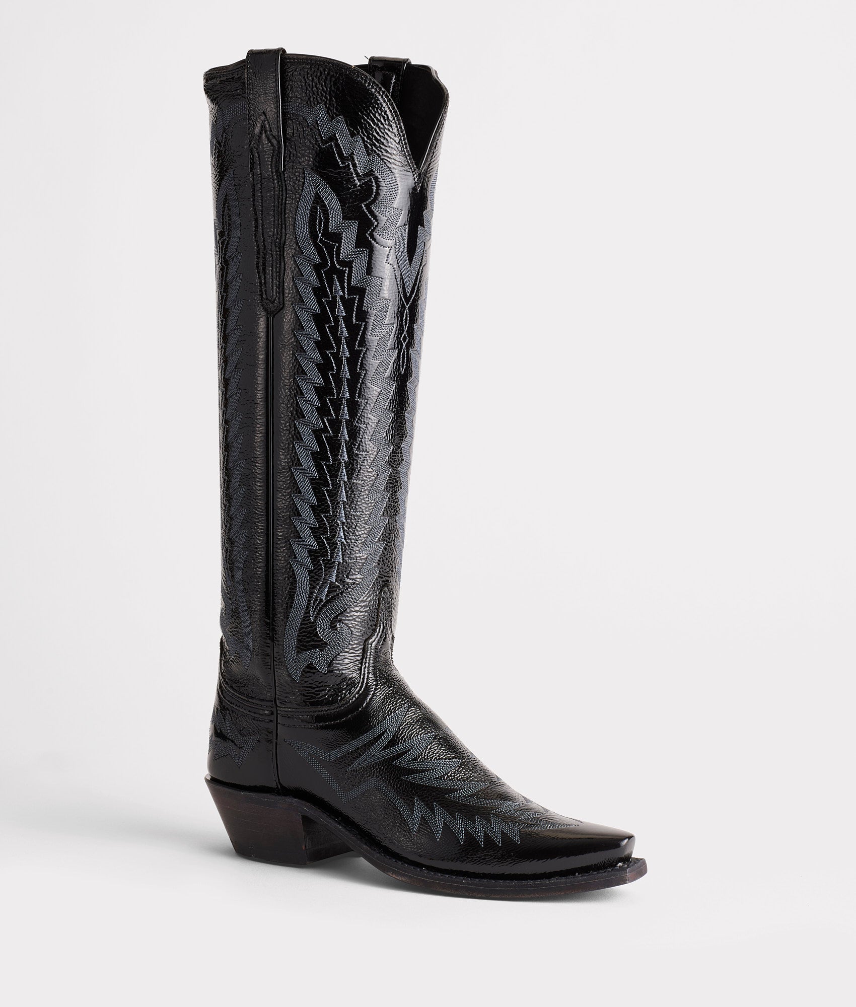 Priscilla :: Crinkle Patent Black - Image 5