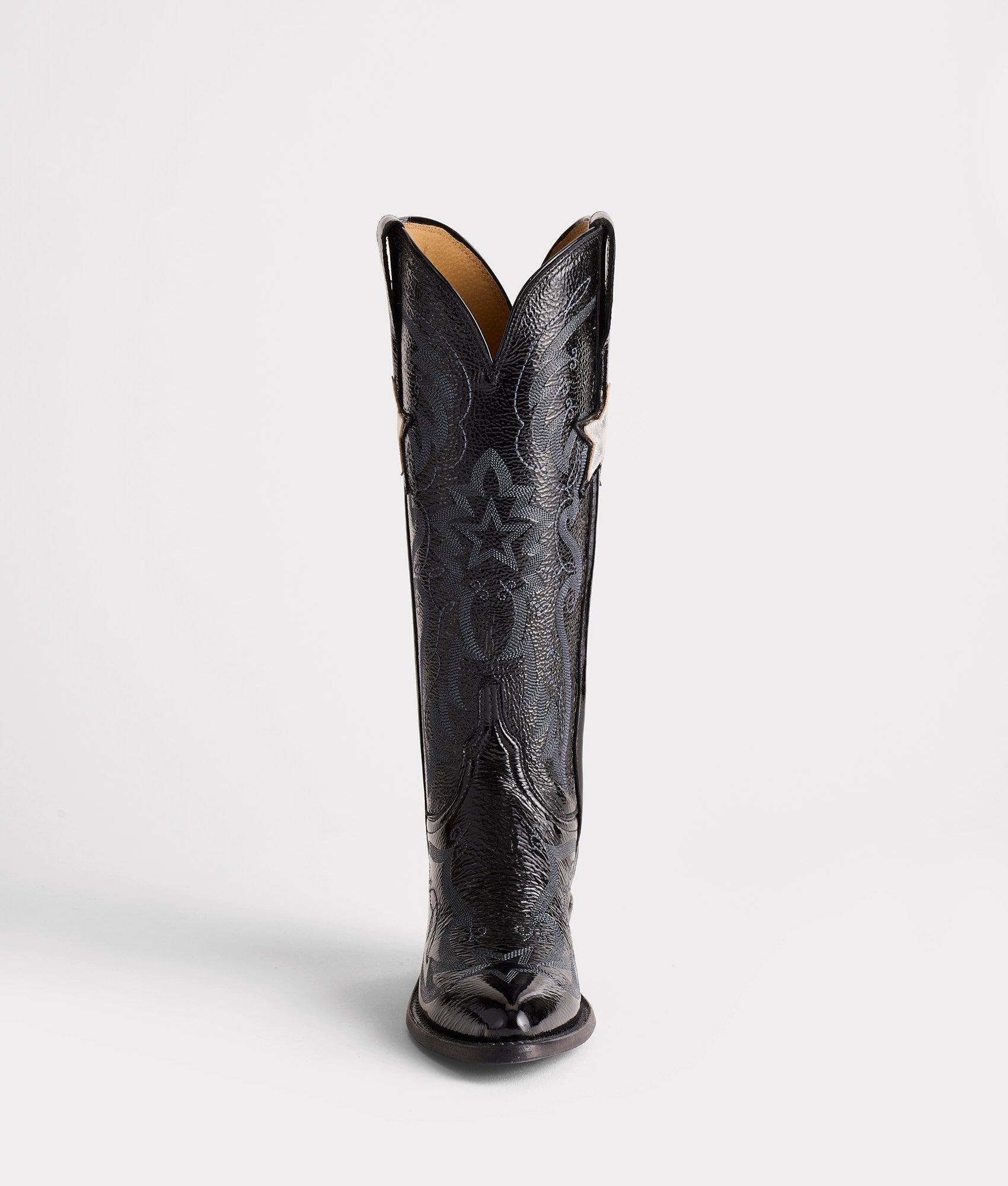 Gina :: Crinkle Patent Black - Image 4