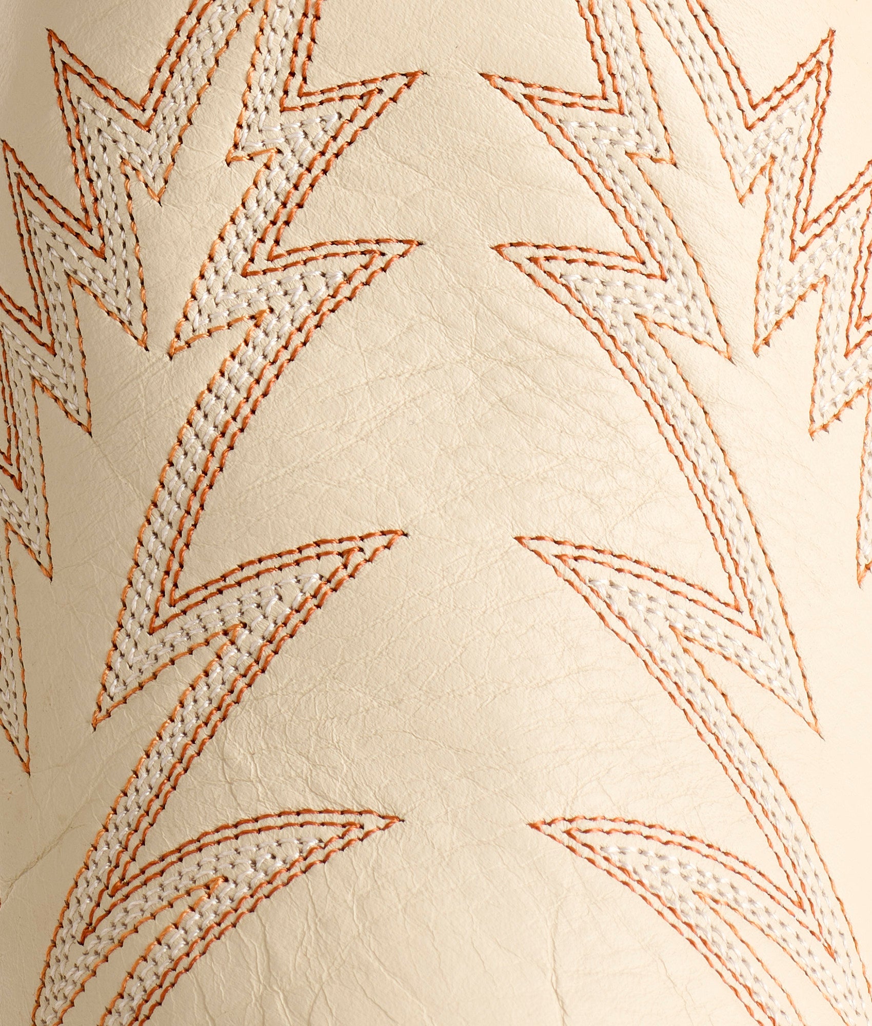 Priscilla :: Glitz Cream W/ Burnt Orange Stitching - Image 10