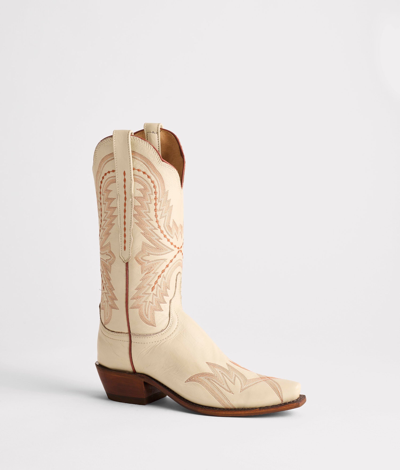 Tilly :: Glitz Cream W/ Burnt Orange Stitching - Image 6