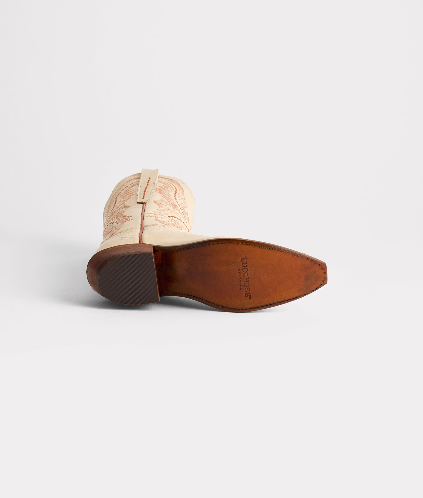 Tilly :: Glitz Cream W/ Burnt Orange Stitching - Image 7