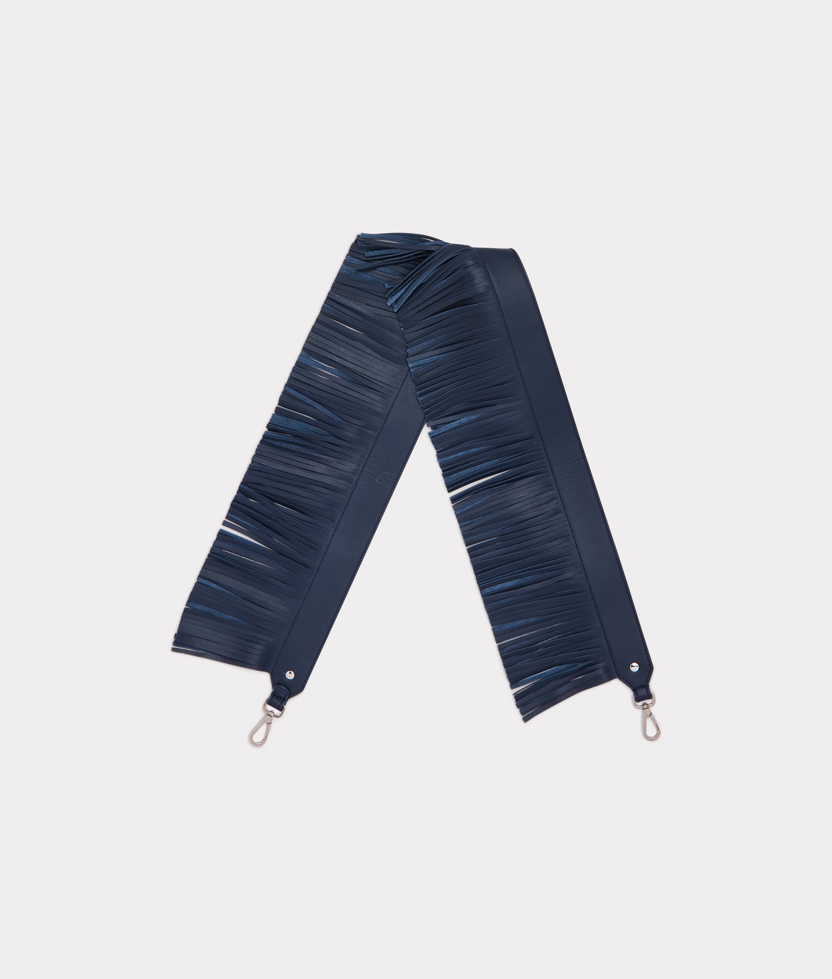 Fringe Handbag Strap :: Navy - Image 5