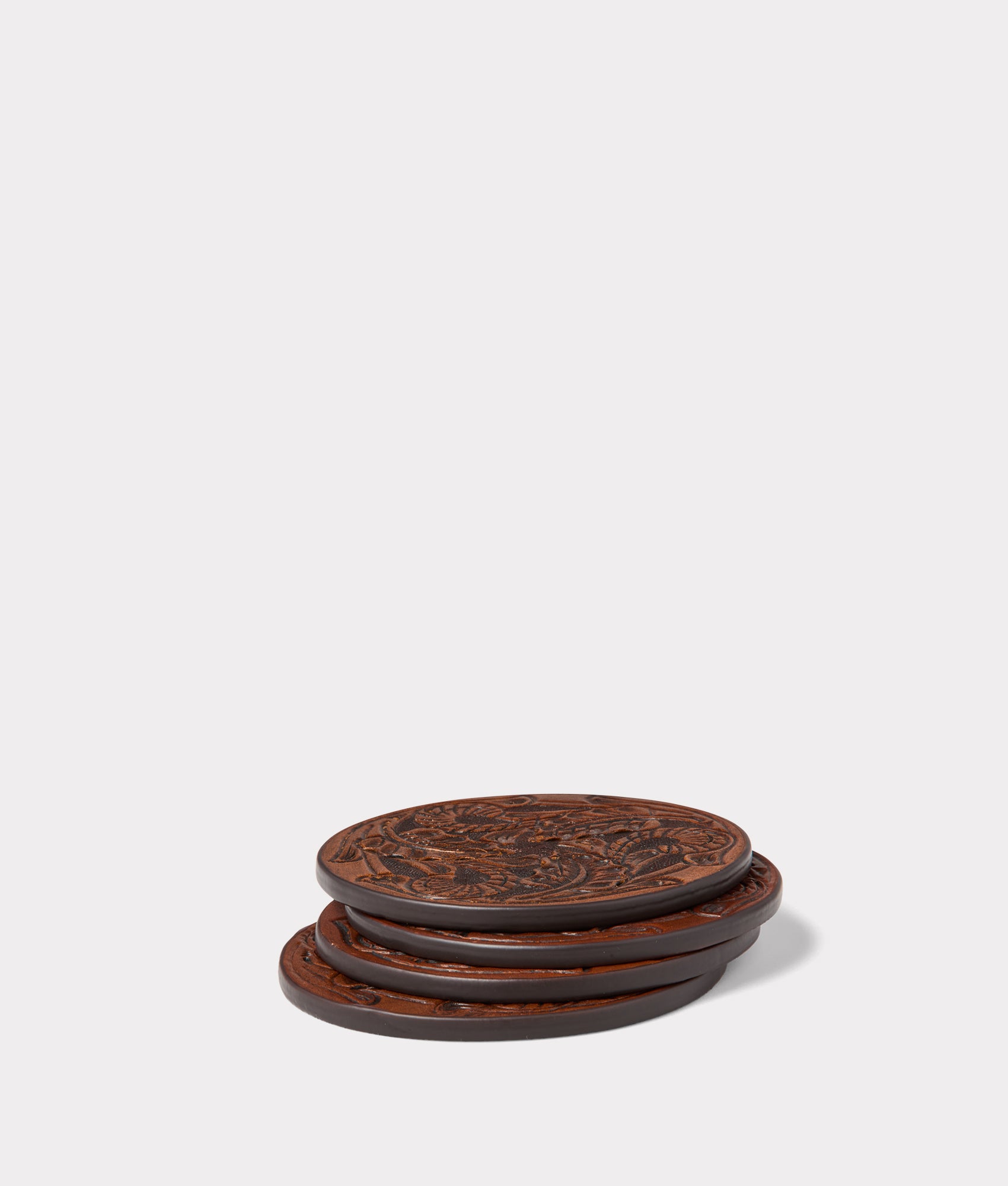 Carver Coaster - Set of Six :: Brown - Image 8