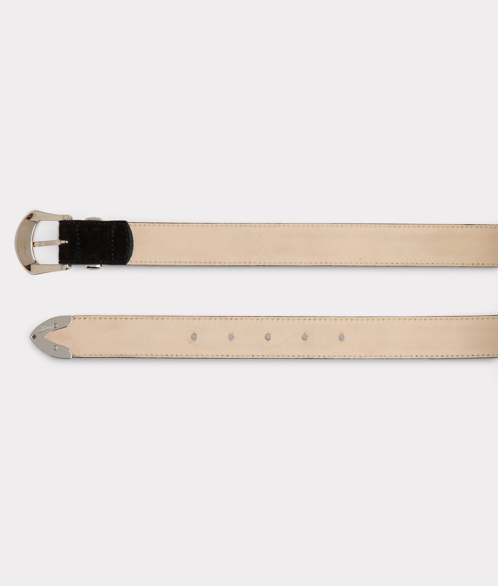 Italian 3 Piece Belt :: Black - Image 3